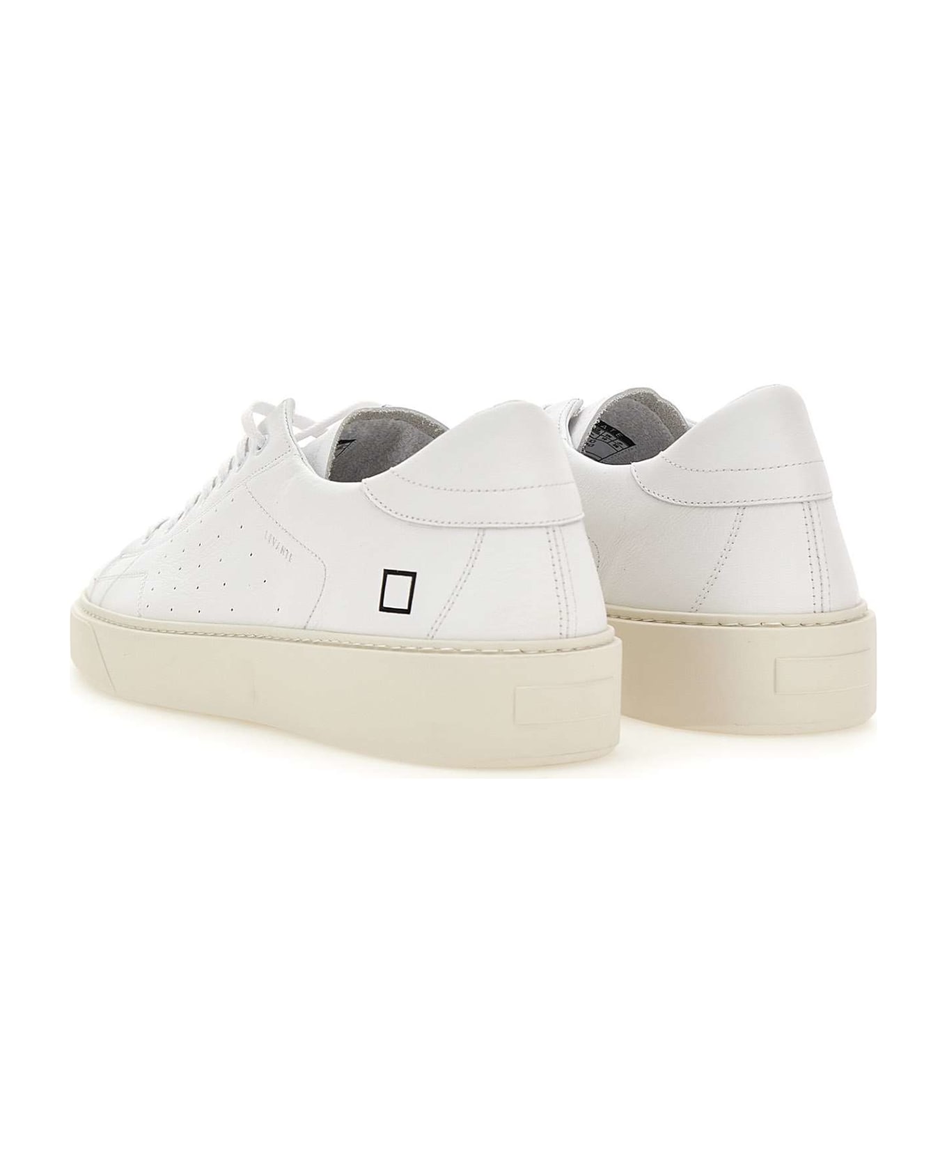 D.A.T.E. "levante" Leather Sneakers - WHITE