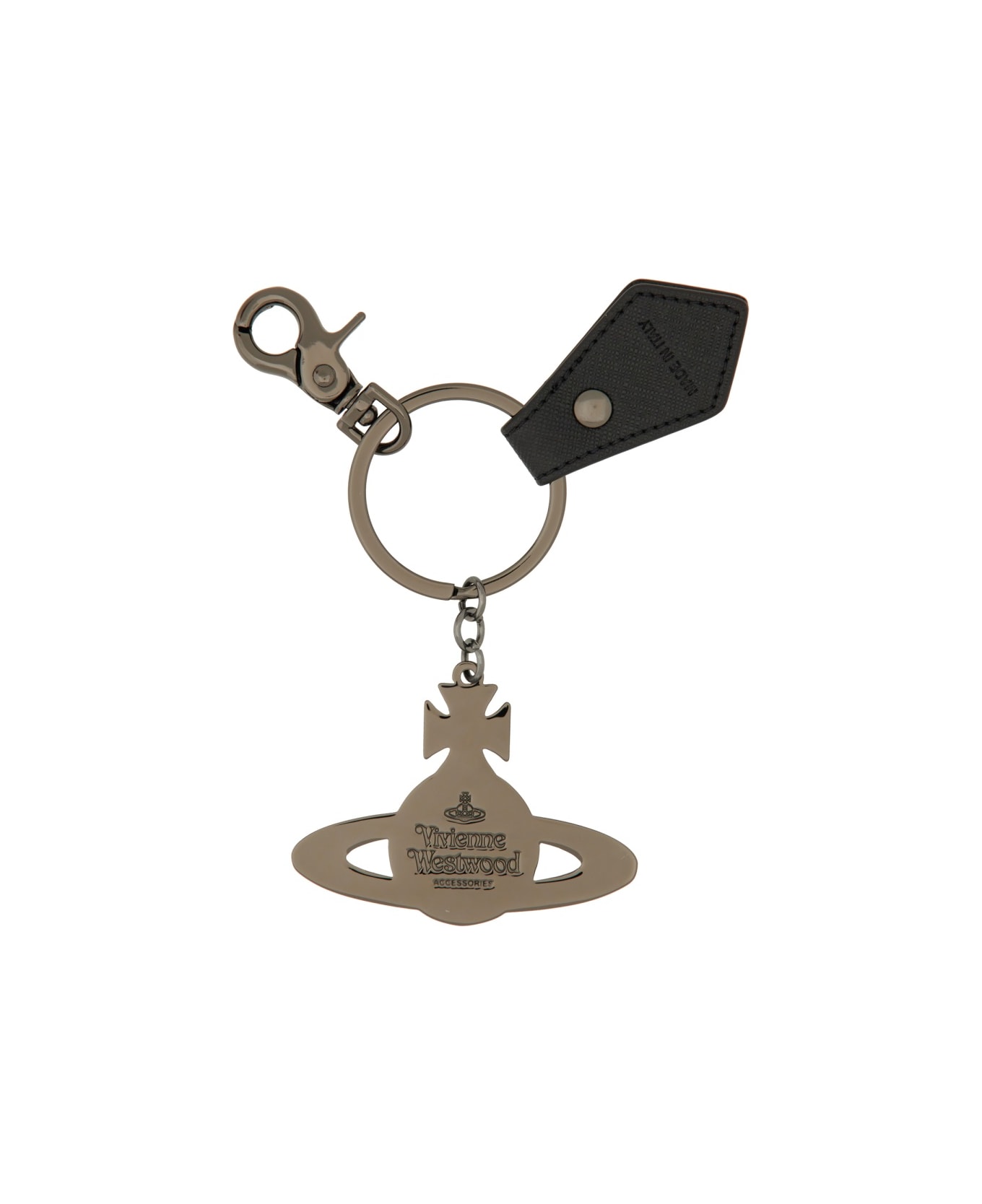 Vivienne Westwood Keychain "orb" - BLACK キーリング