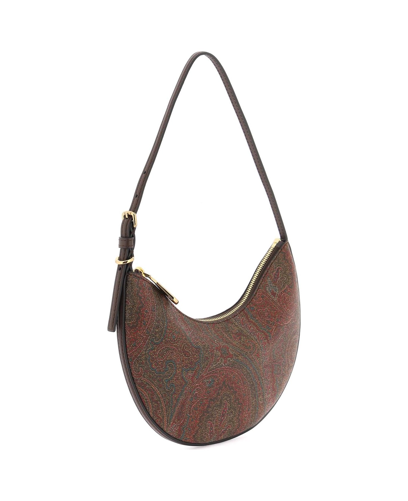 Etro Brown Leather Blend Bag - Brown トートバッグ