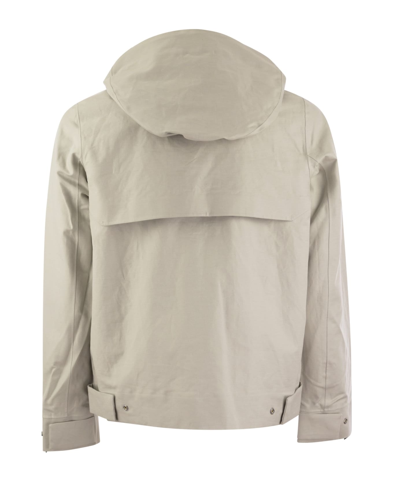 K-Way Kaya Linen Blend 2l - Hooded Jacket - Beige ジャケット