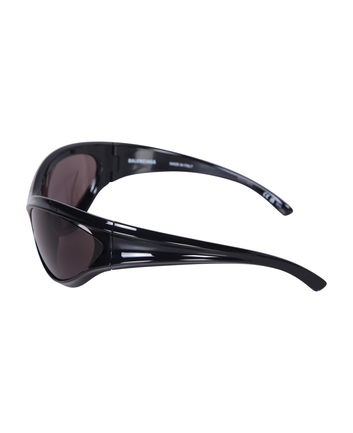 Balenciaga Dynamo Round Sunglasses - Black