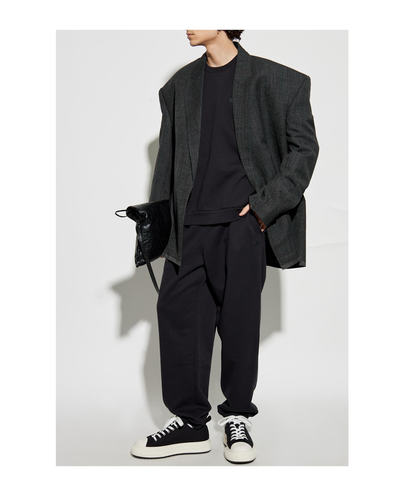 Acne Studios Sweatshirt With Logo - Black