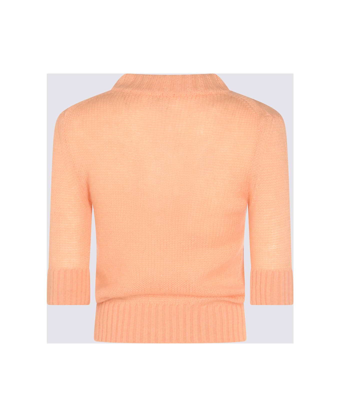 Chloé Light Orange Wool Knitwear - PEACH ORANGE