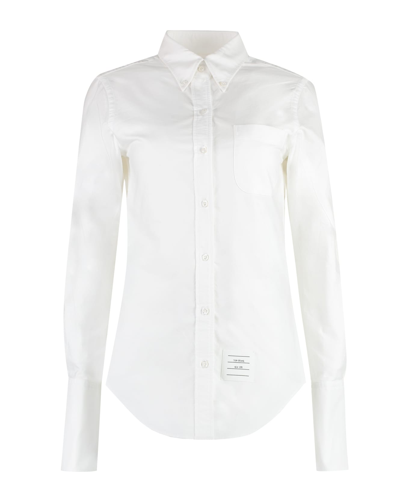 Thom Browne Button-down Collar Cotton Shirt - White シャツ