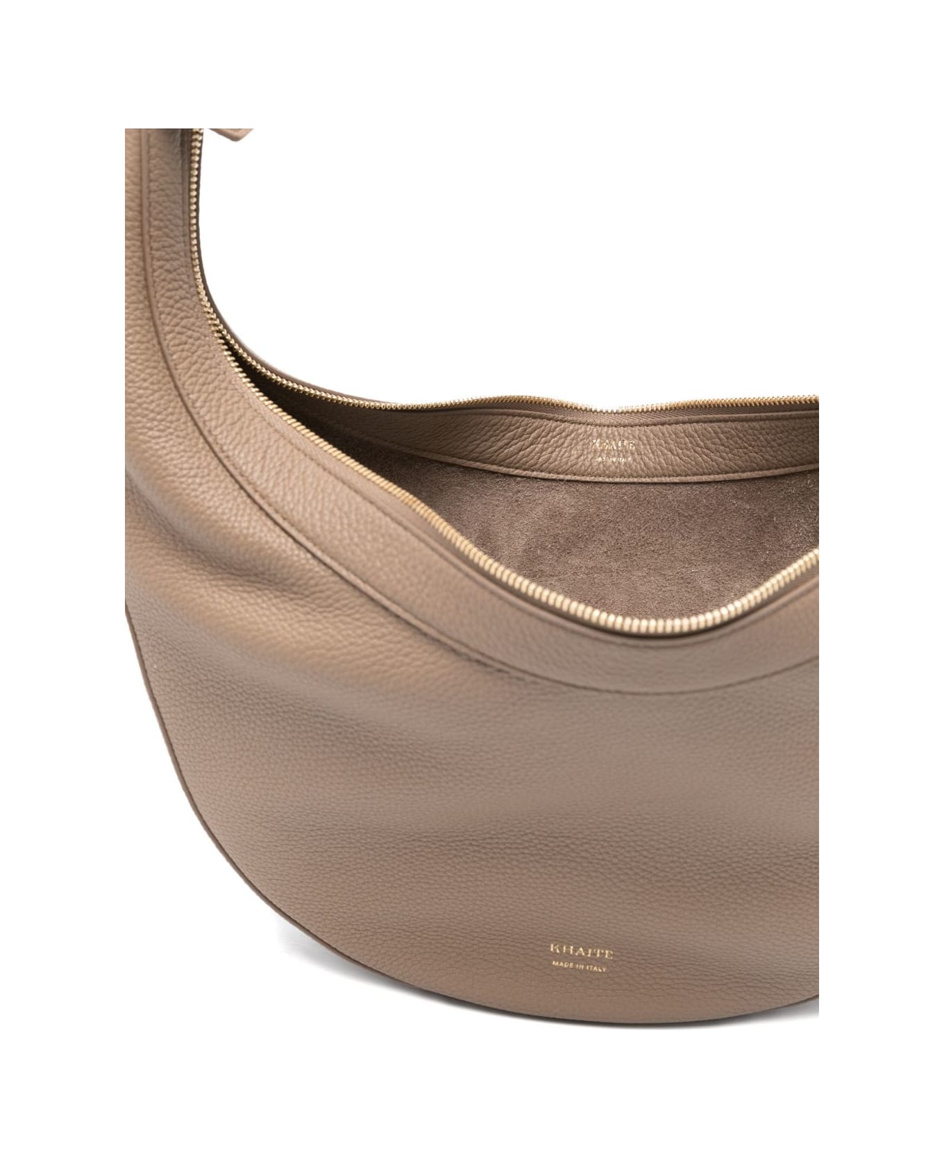 Khaite Augustina Small Leather Crossbody Bag - Marrone chiaro