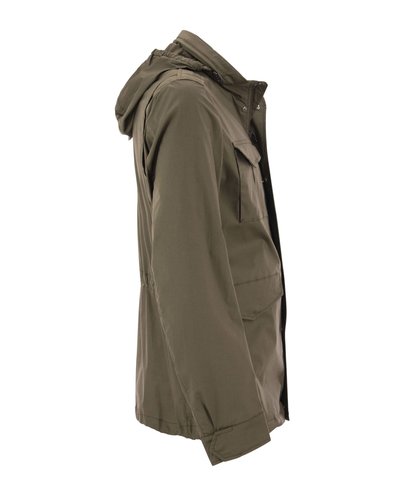Herno Cotton Field Jacket - Light Military