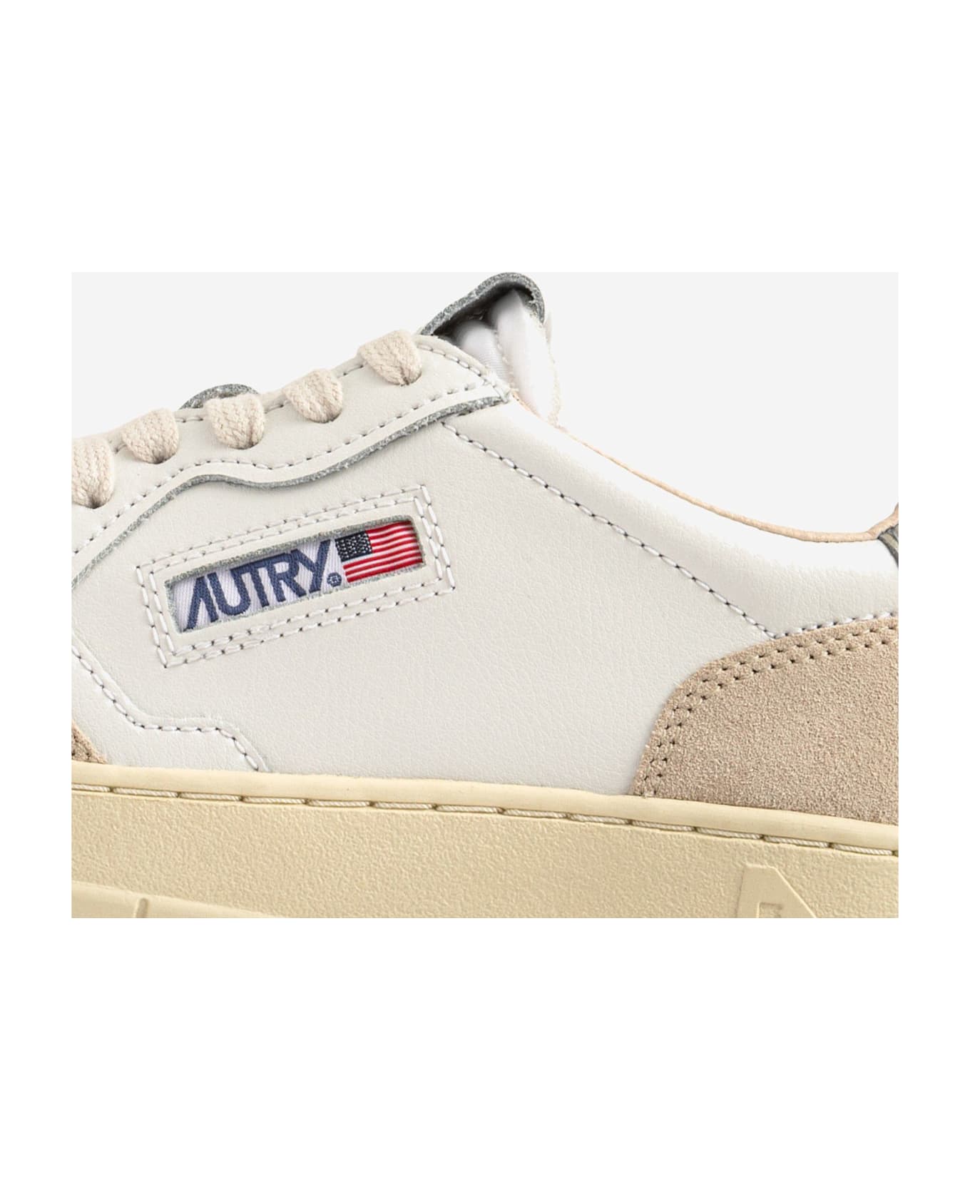 Autry Medalist Low Sneakers - Beige
