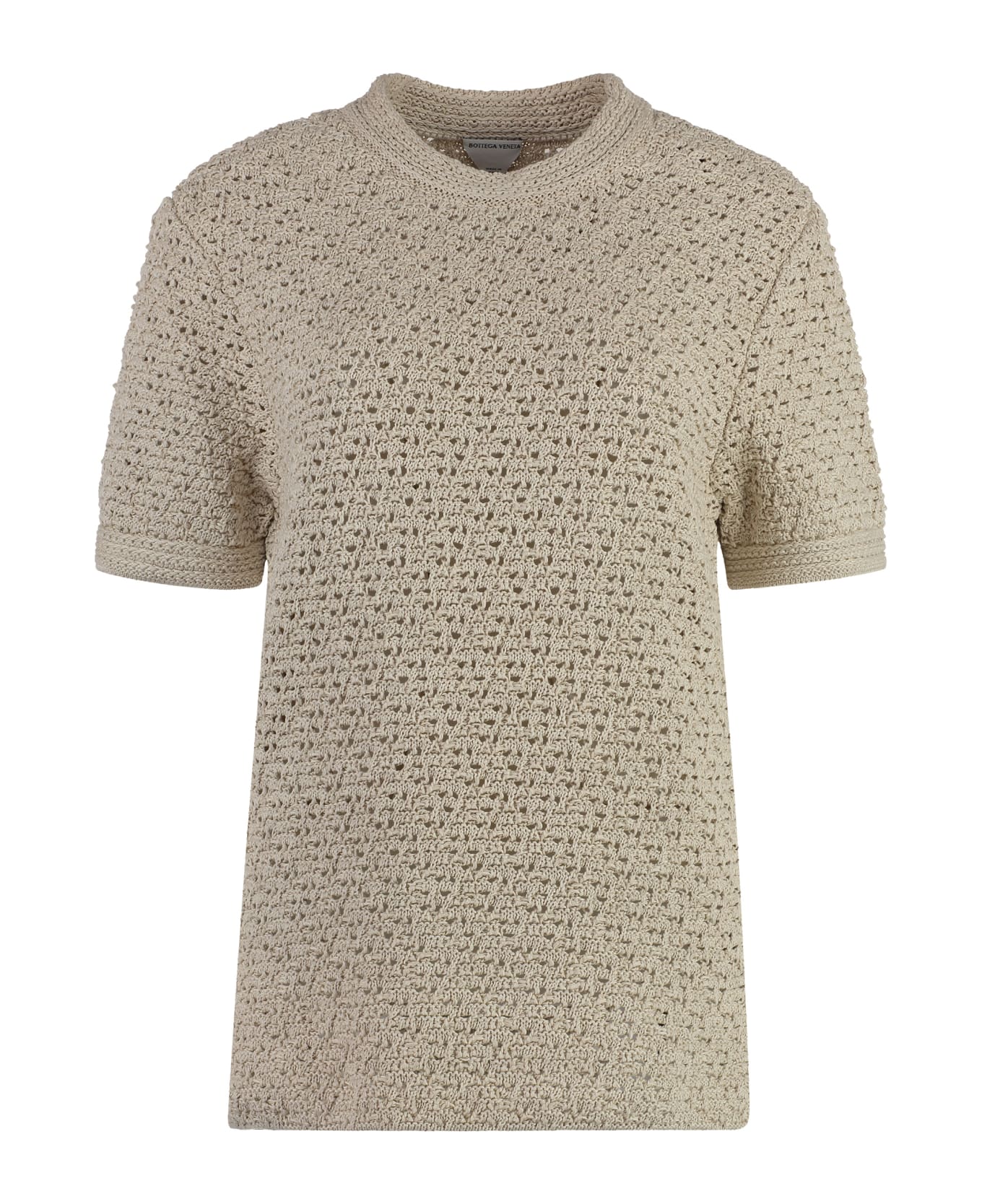 Bottega Veneta Knitted T-shirt - Beige Tシャツ