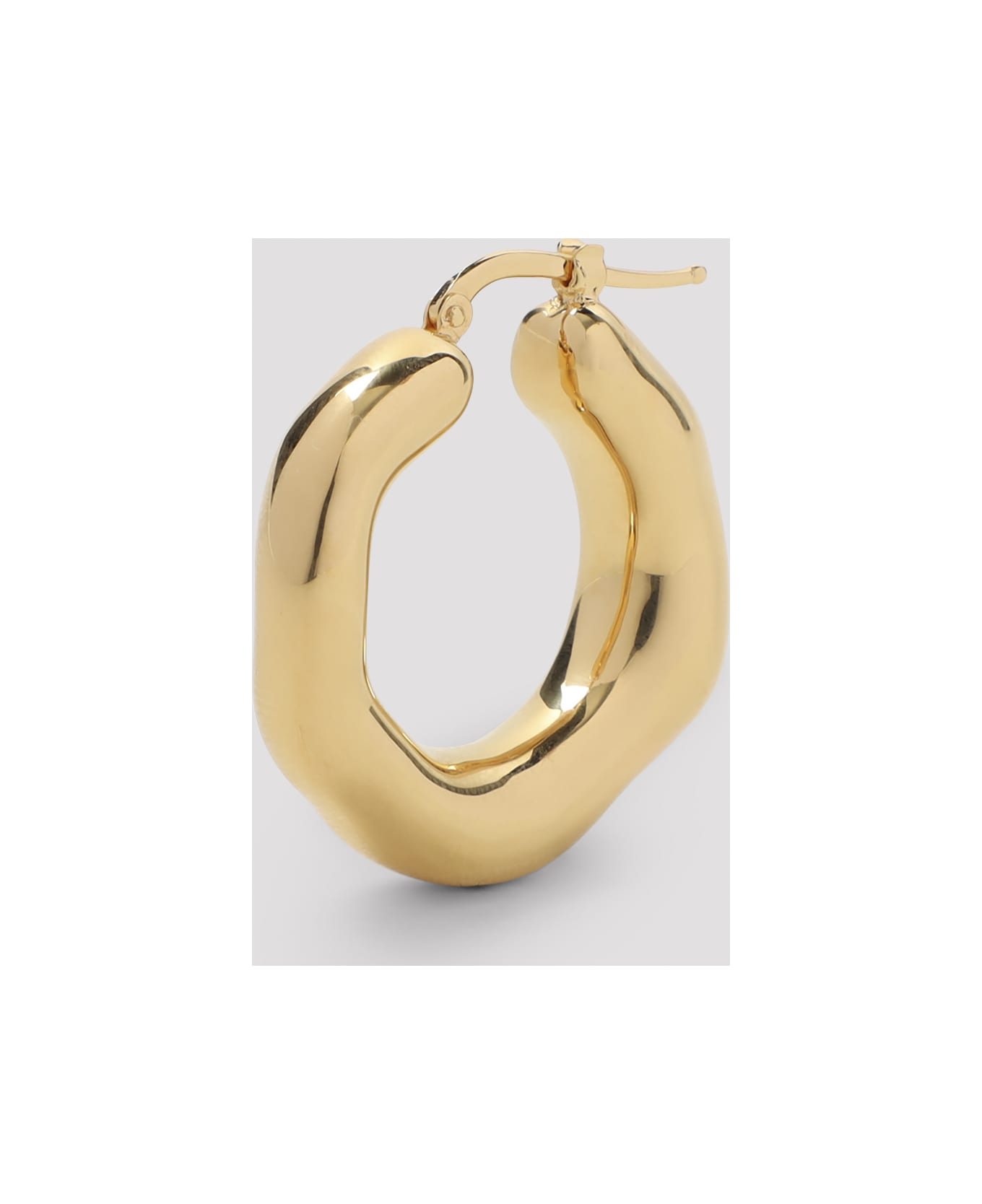 Jil Sander Brass Earrings - Gold