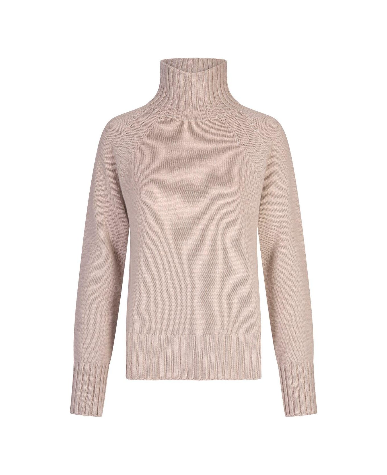 'S Max Mara Turtleneck Knitted Jumper - Beige