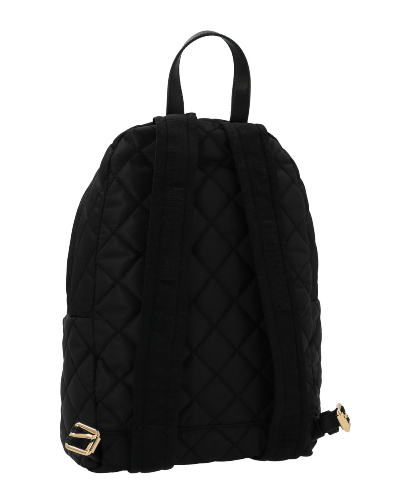 Moschino Medium Logo Backpack - Black  
