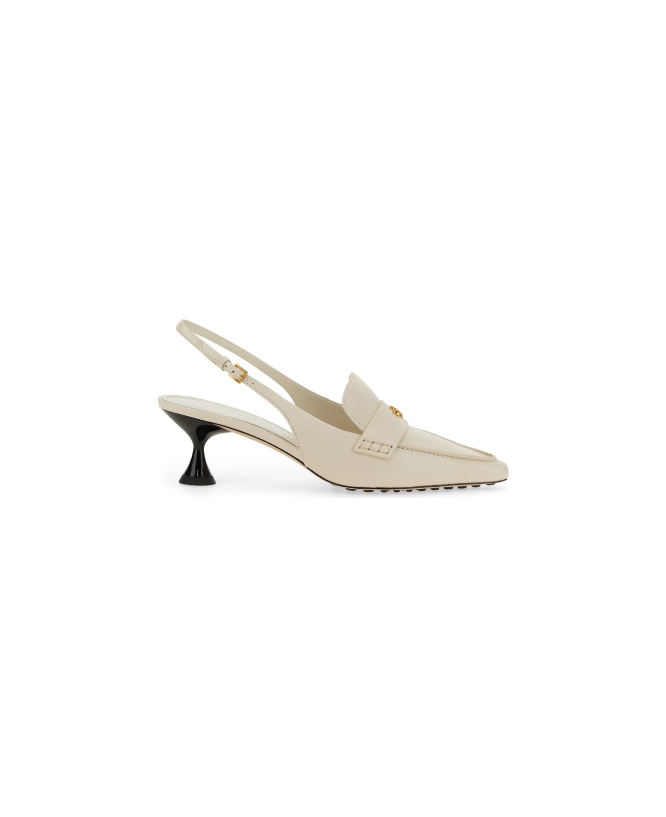 Tory Burch Leather Sandal - IVORY