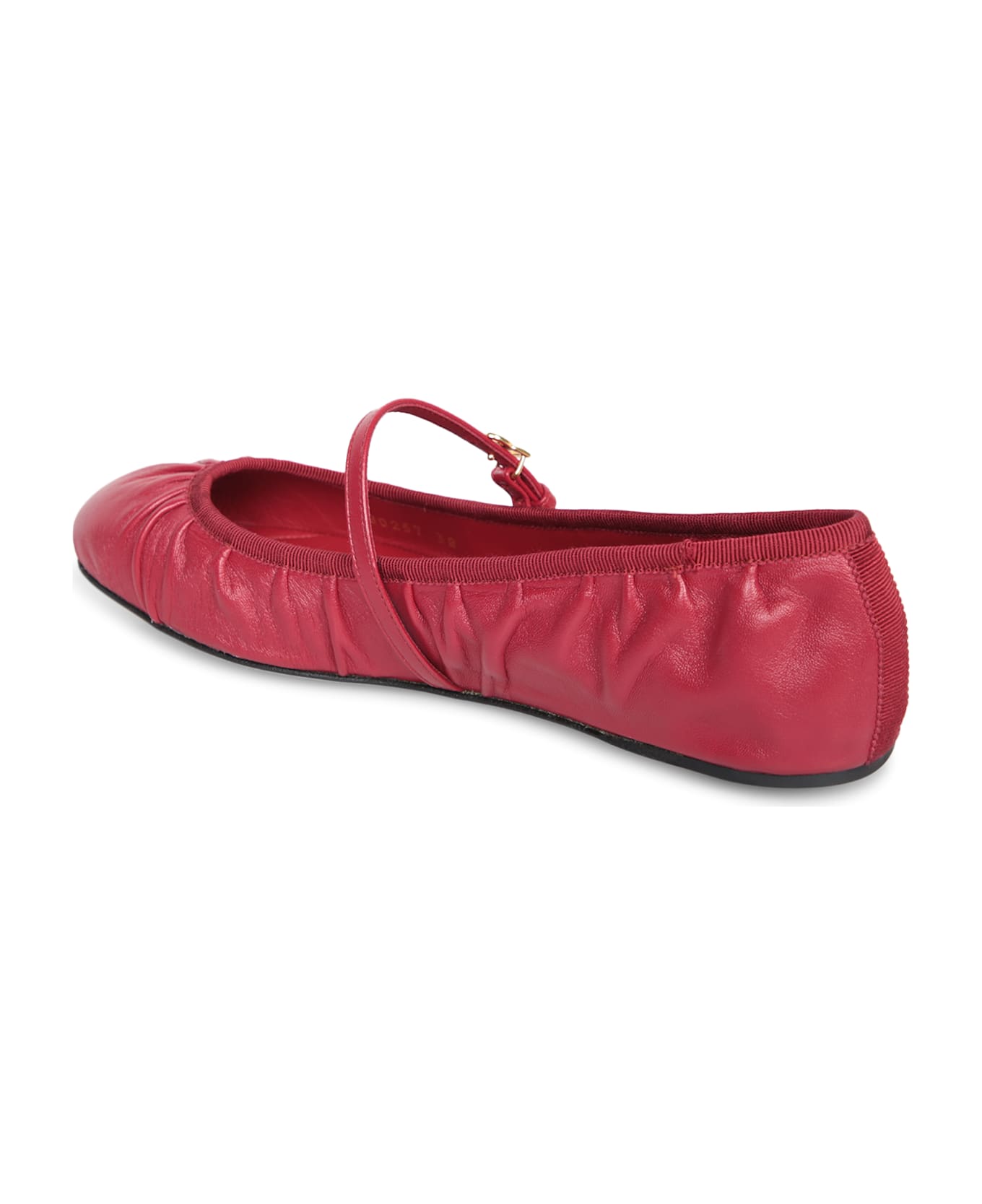 Dolce & Gabbana Ballerina Nappa Seta E Nastro - Rosso