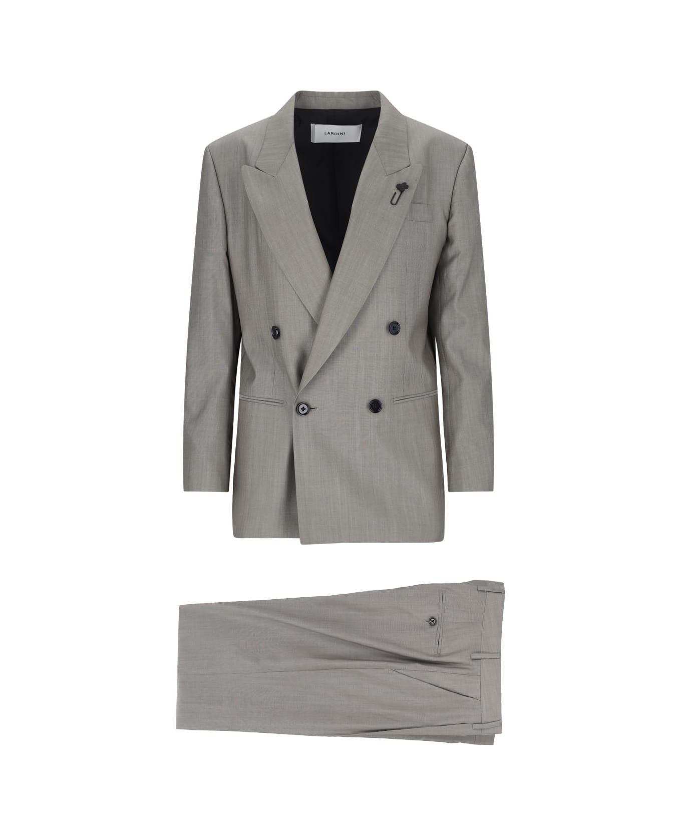 Lardini Double-breasted Suit - Gray ブレザー