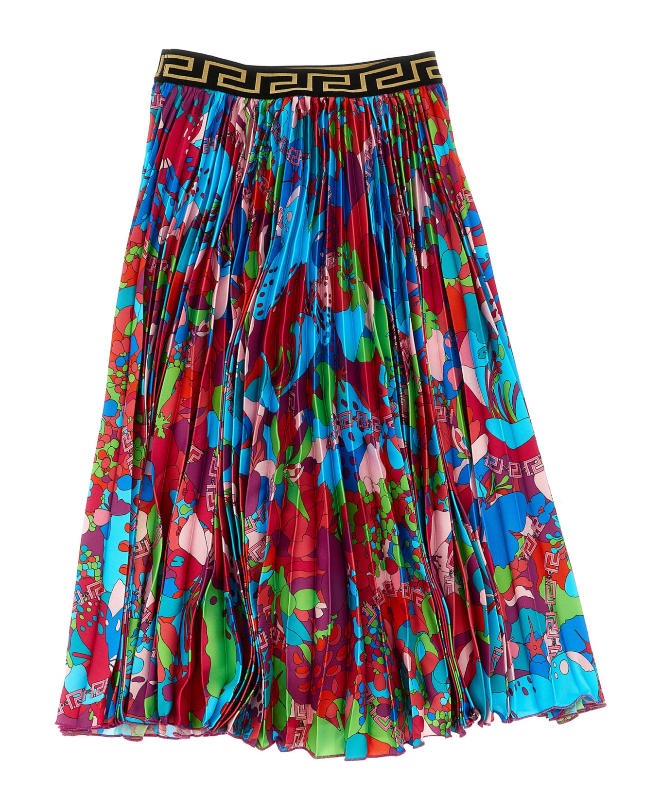 Versace Floral Skirt - Multicolor ボトムス