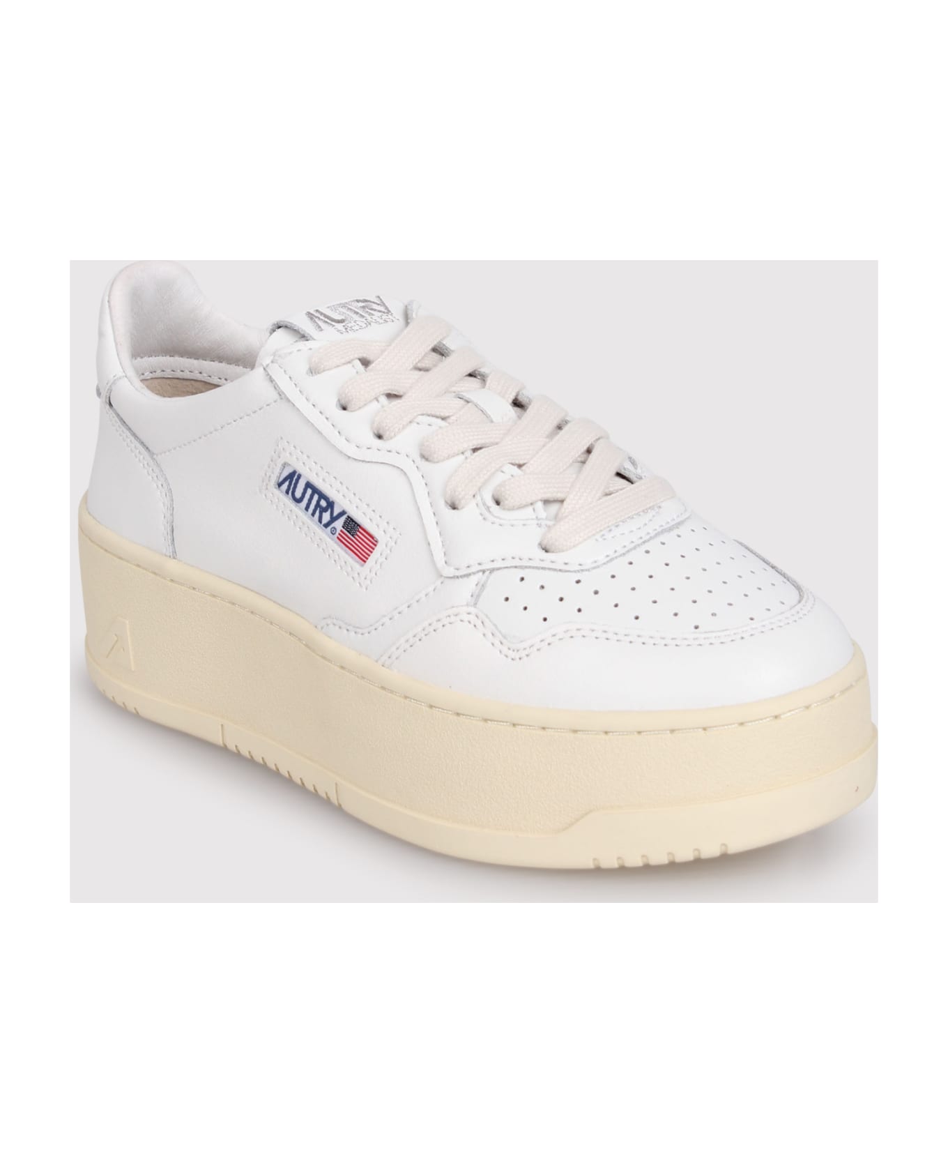 Autry Leather Platform Sneakers