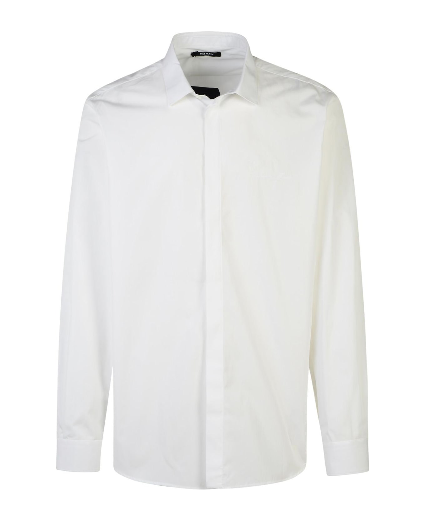 Balmain White Cotton Shirt - White