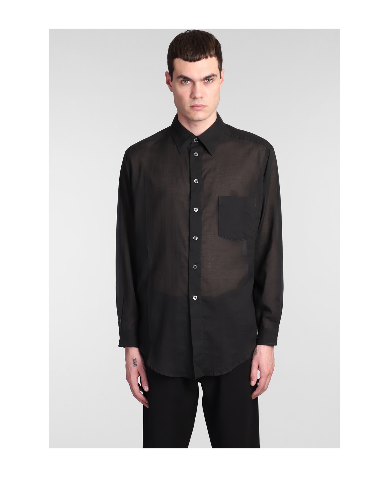 Rold Skov Shirt In Black Cotton | italist