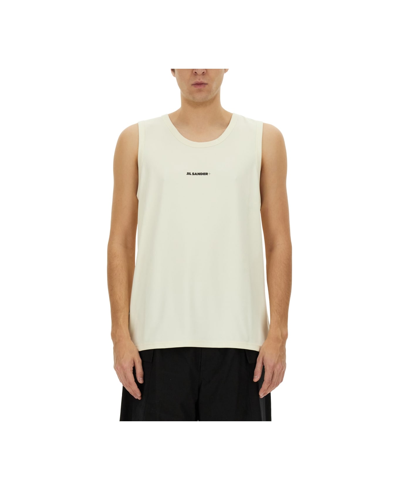 Jil Sander Tops With Logo - WHITE