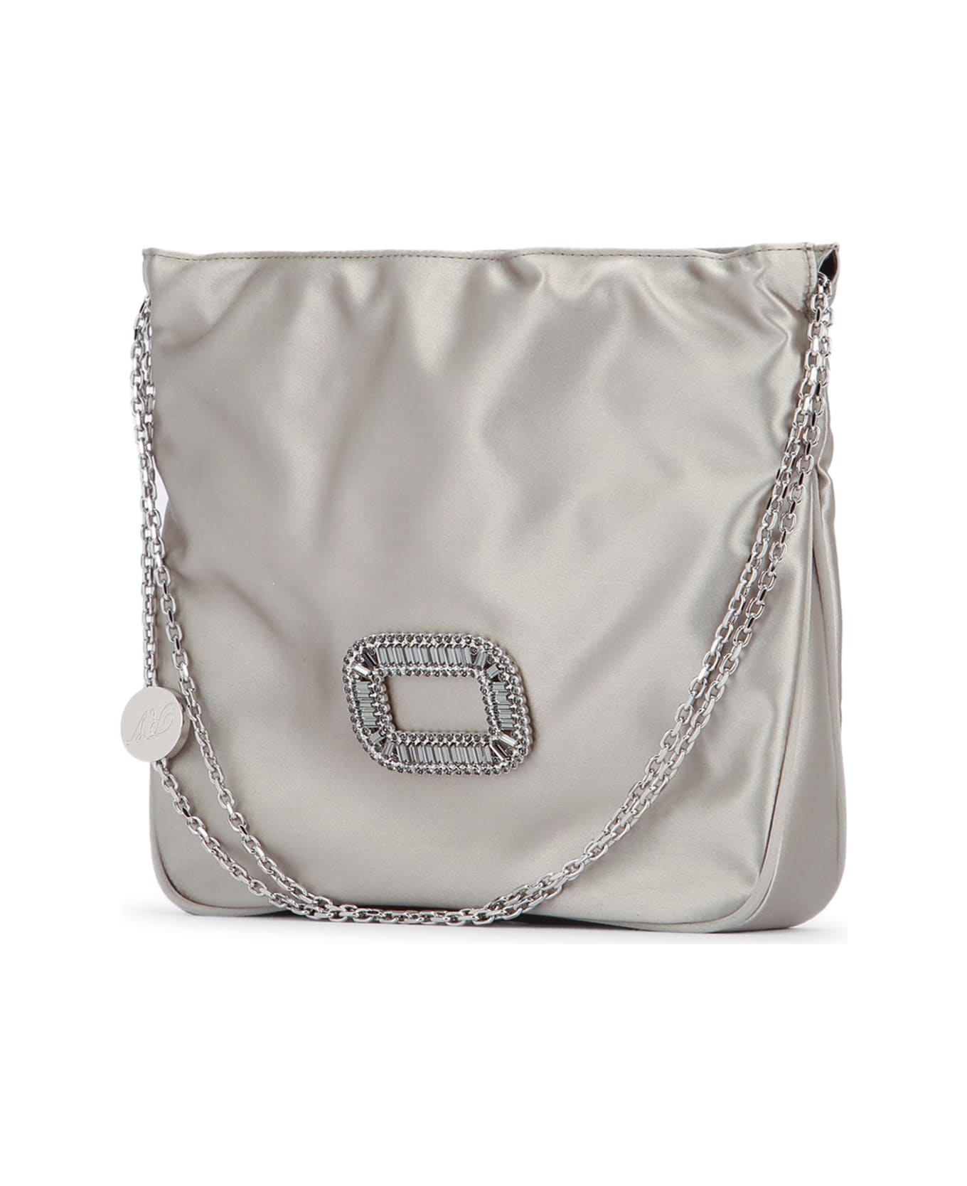 Roger Vivier Pilgrim Pocket Mini - GRIGIOPERLA