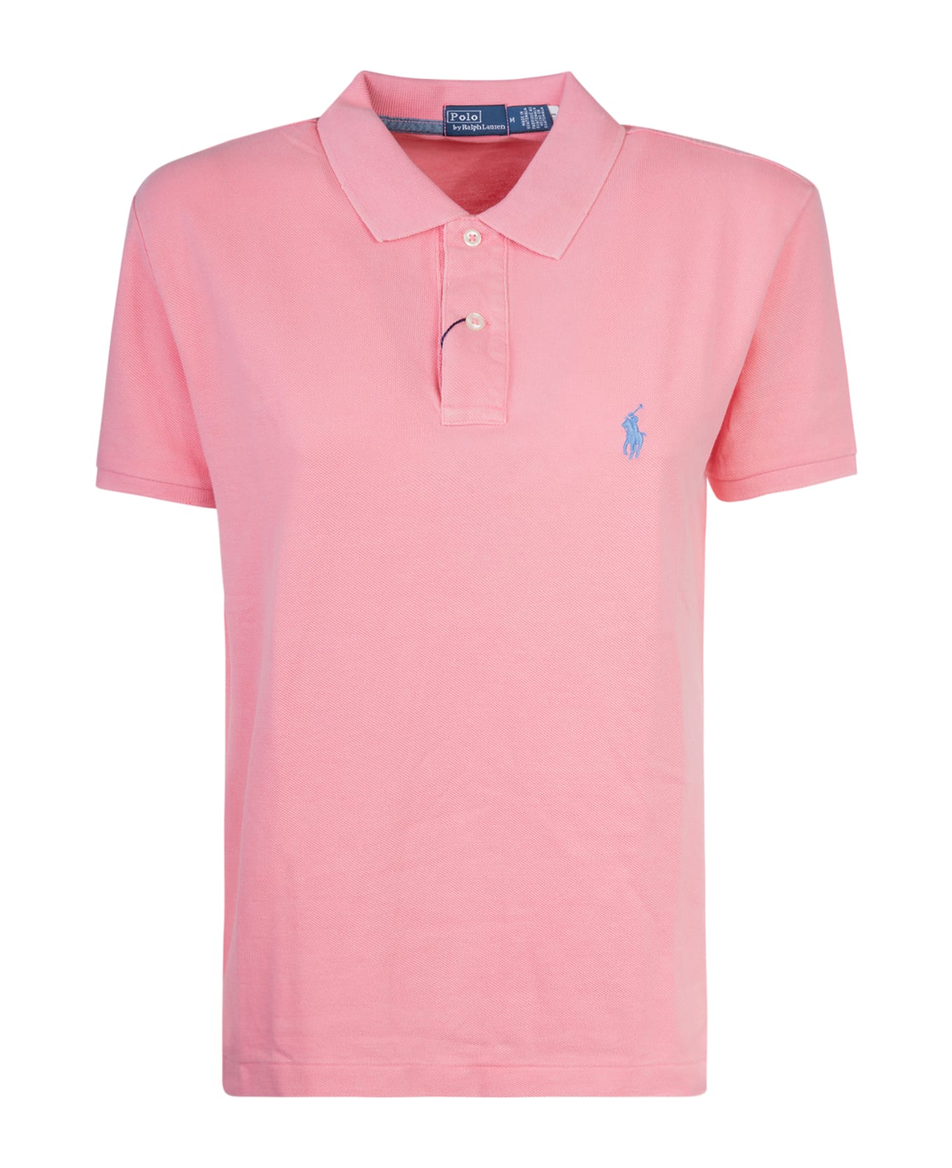 Ralph Lauren Logo Polo Shirt - Ribbon Pink