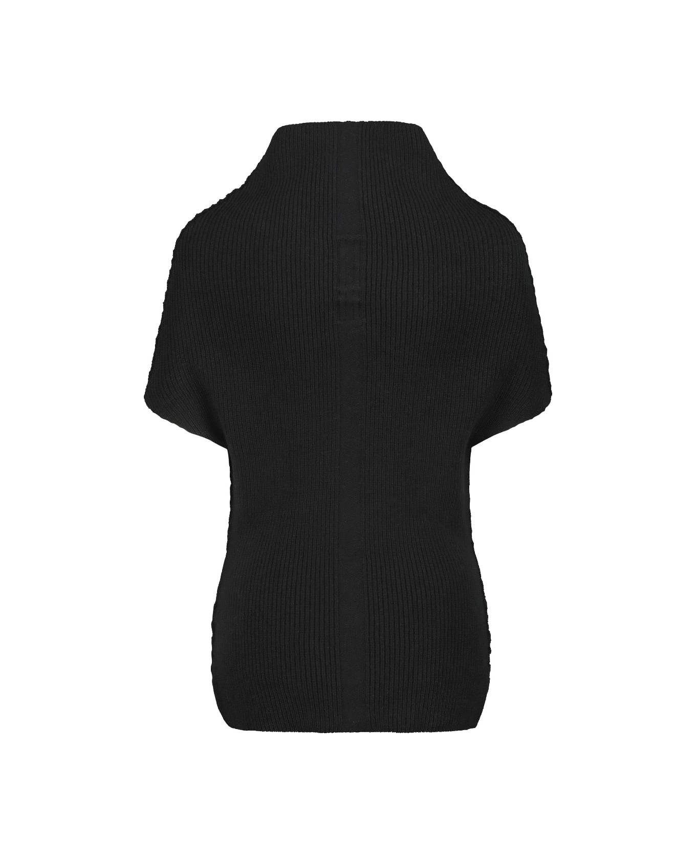 Rick Owens Crater Knit Sl Top - Black