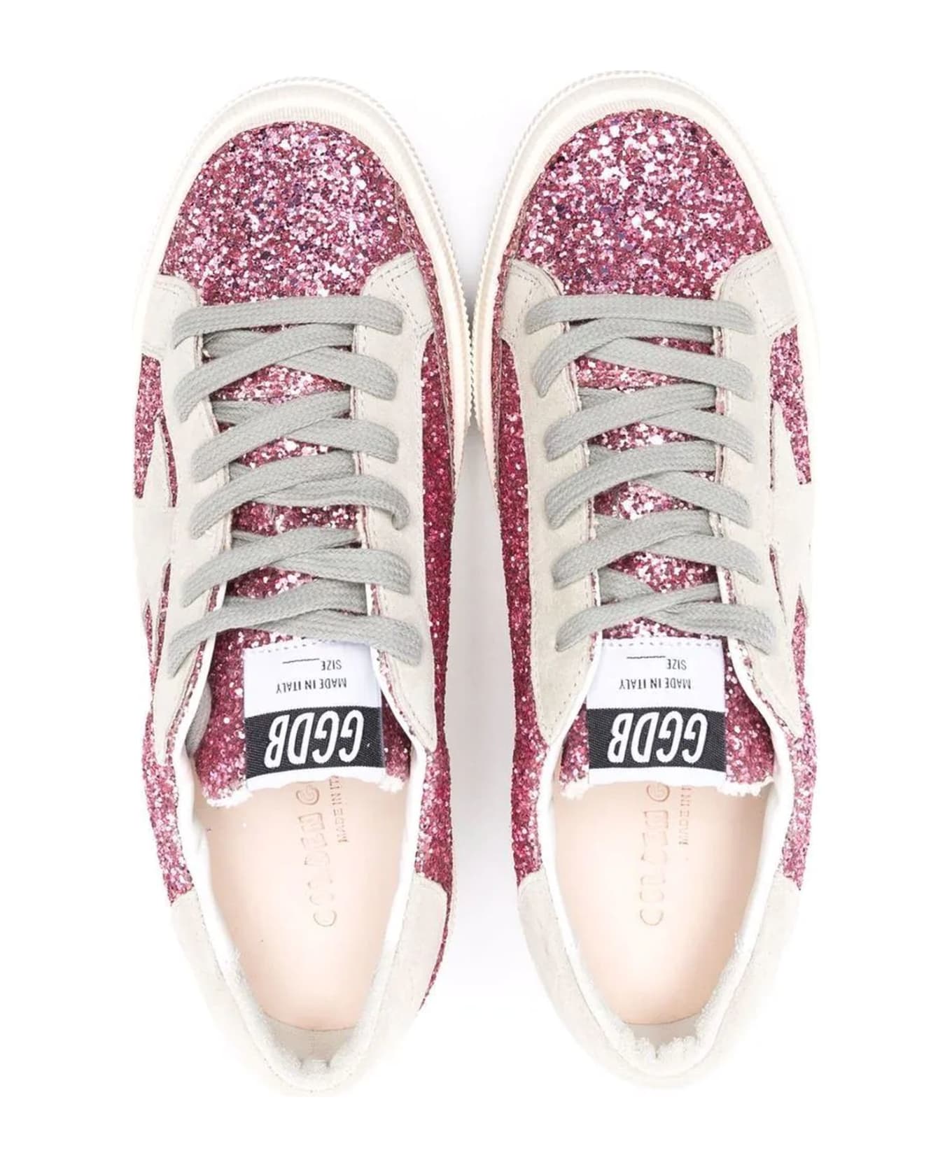 Golden Goose Pink Leather Sneakers - Rosa