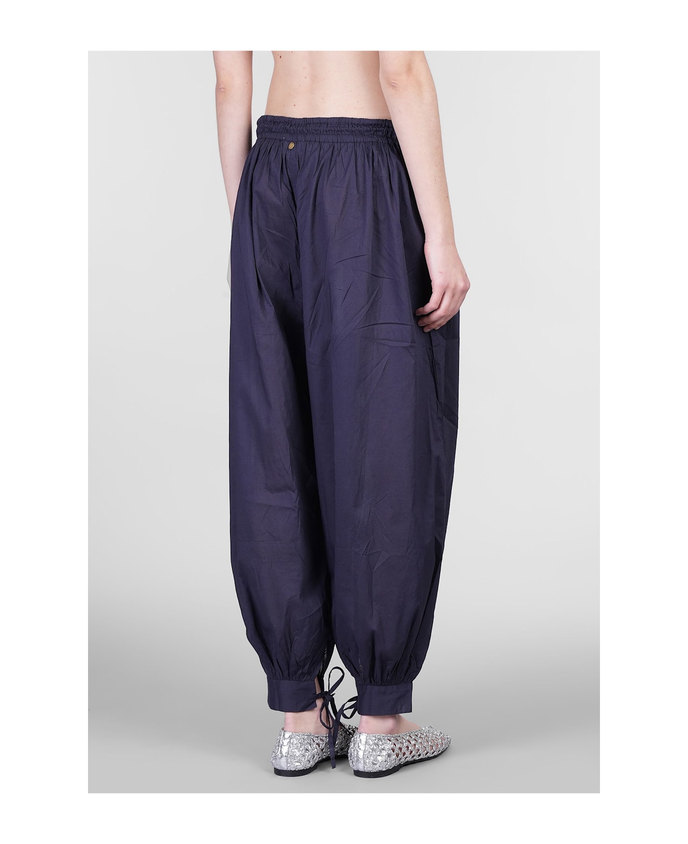 Antik Batik Mirabel Pants In Blue Cotton - blue
