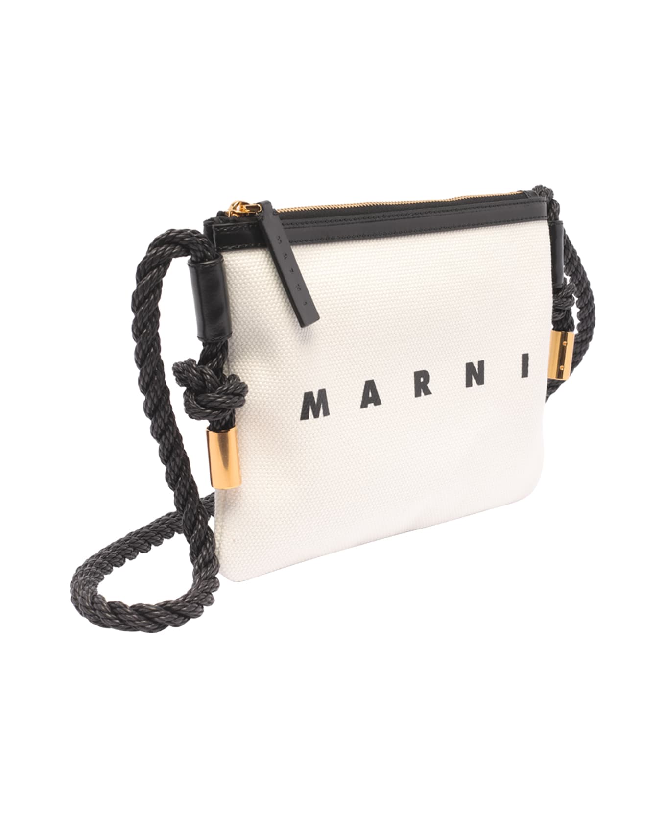 Marni Marcel Summer Bag - Bianco/nero