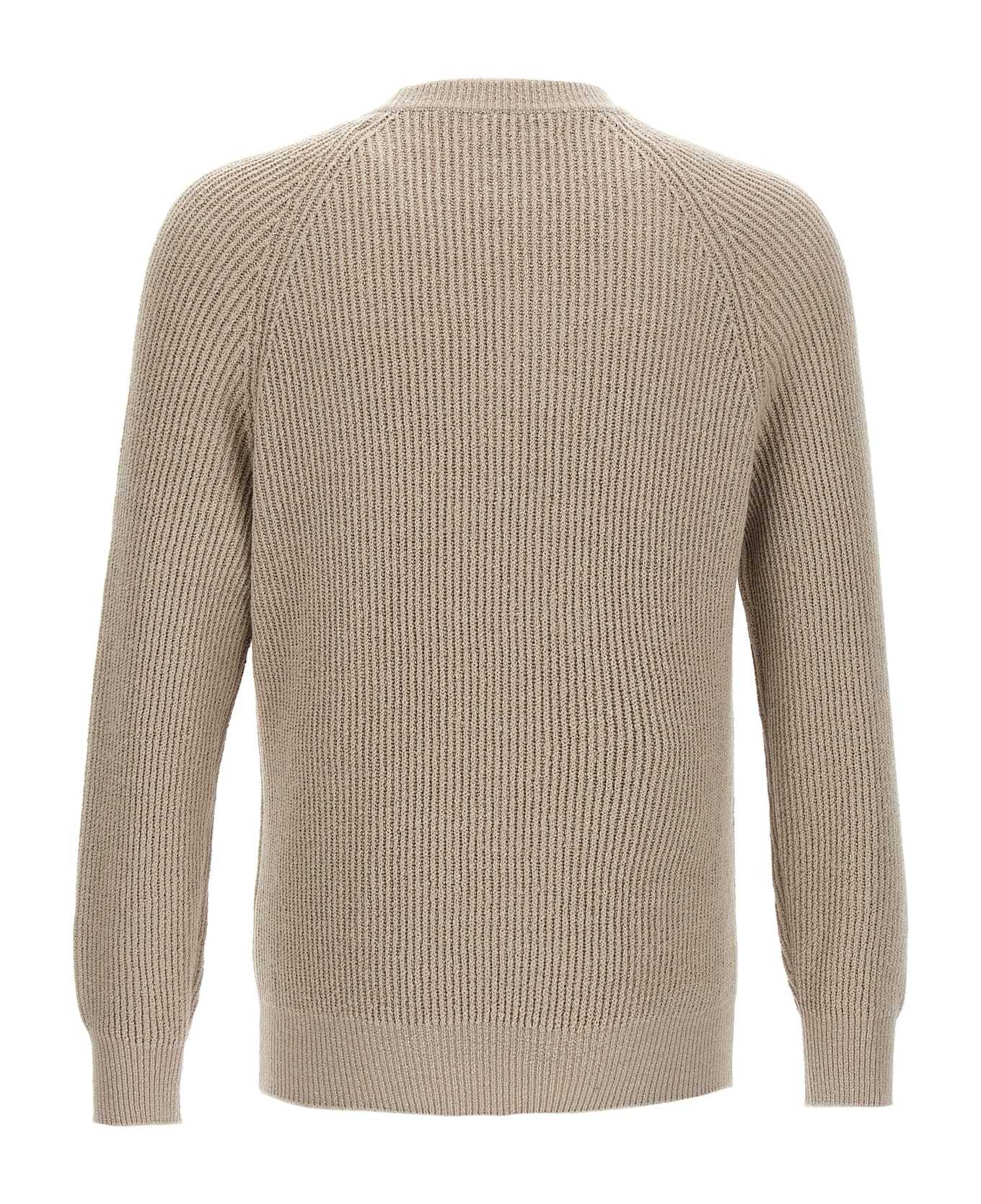 Brunello Cucinelli Ribbed Sweater - Beige