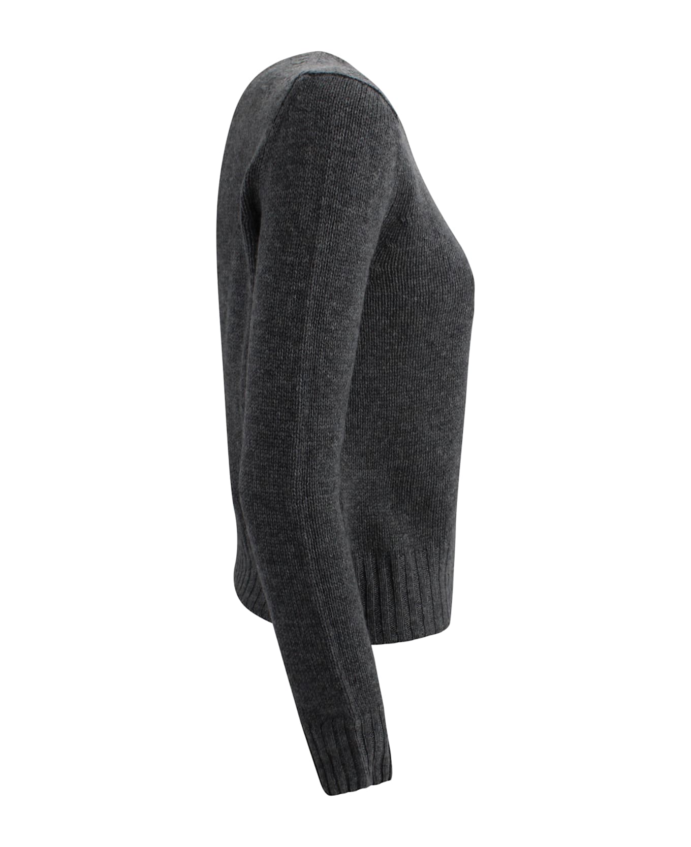 Be You Cashmere Crew Neck Sweater - Grey