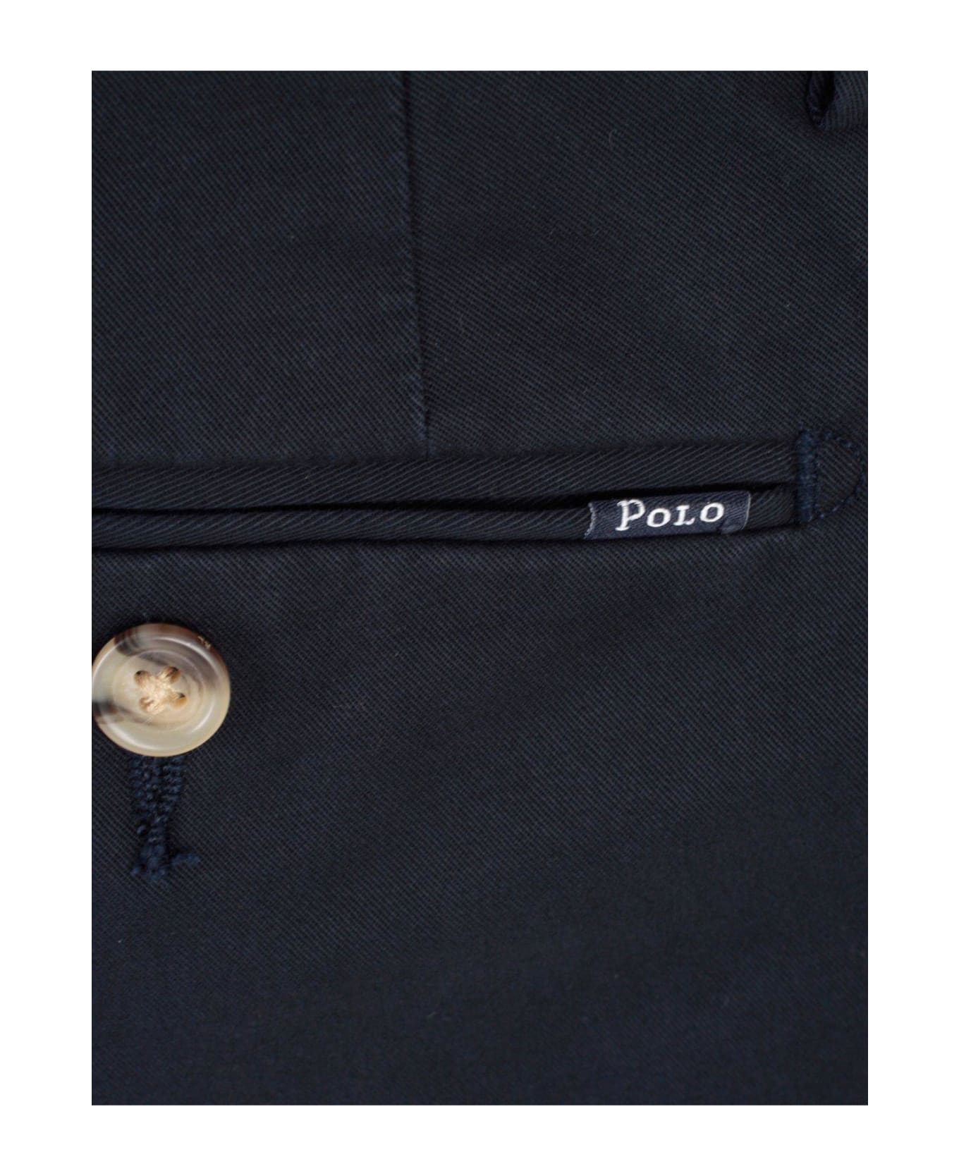 Polo Ralph Lauren Logo Detailed Stretch Shorts - Blue