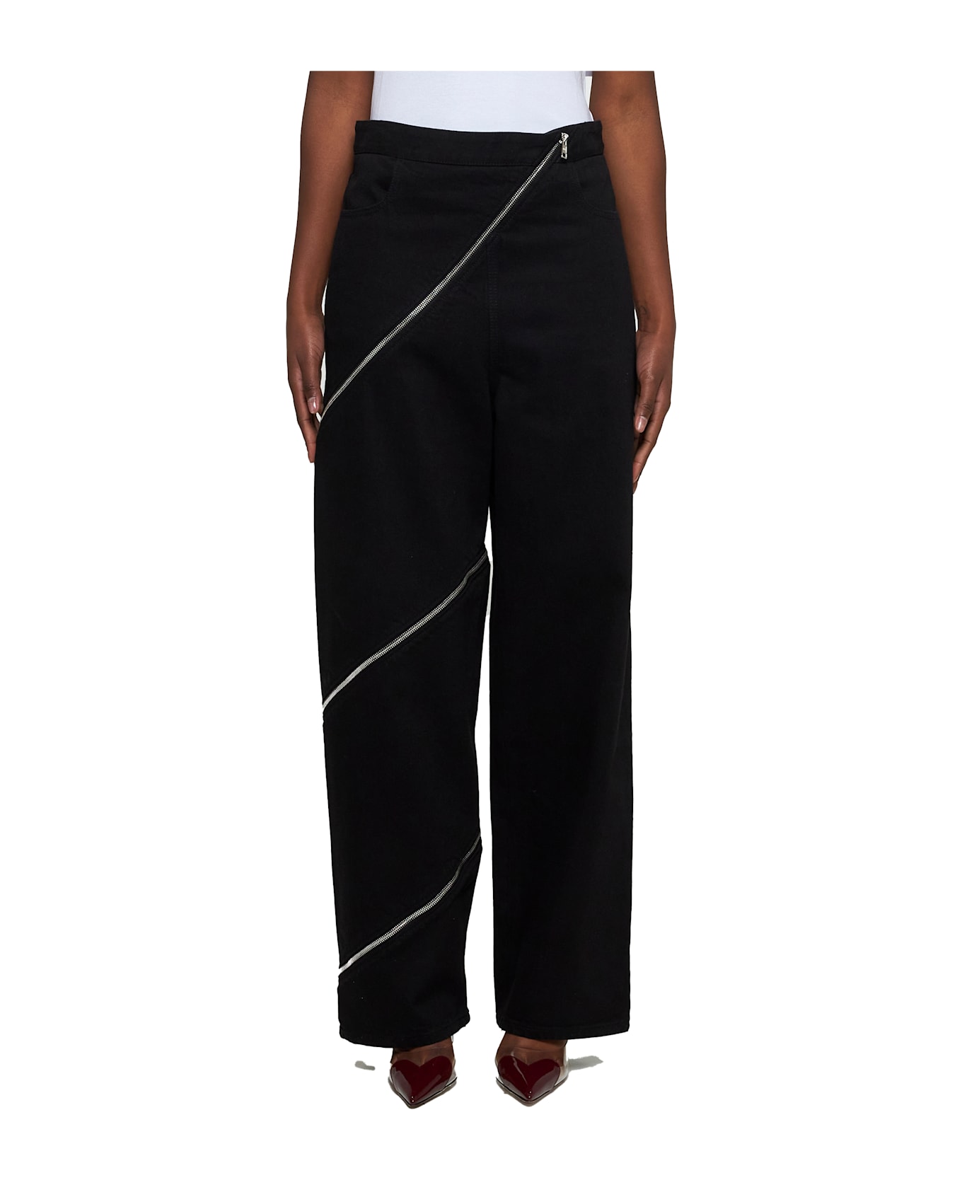 Alaia 'spirale' Jeans - Noir alaia