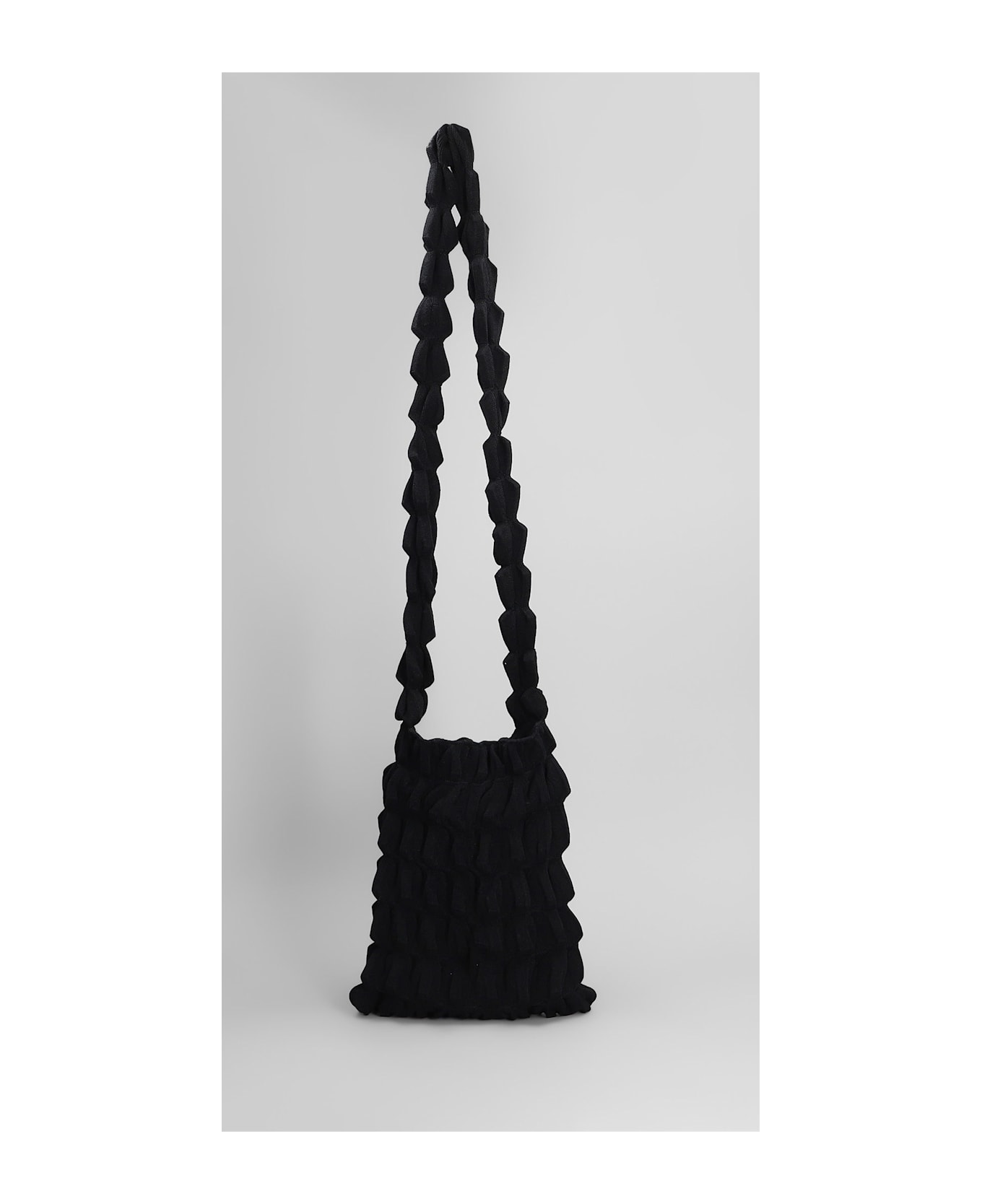 J.L-A.L Caldera Bag Shoulder Bag In Black Cotton - black