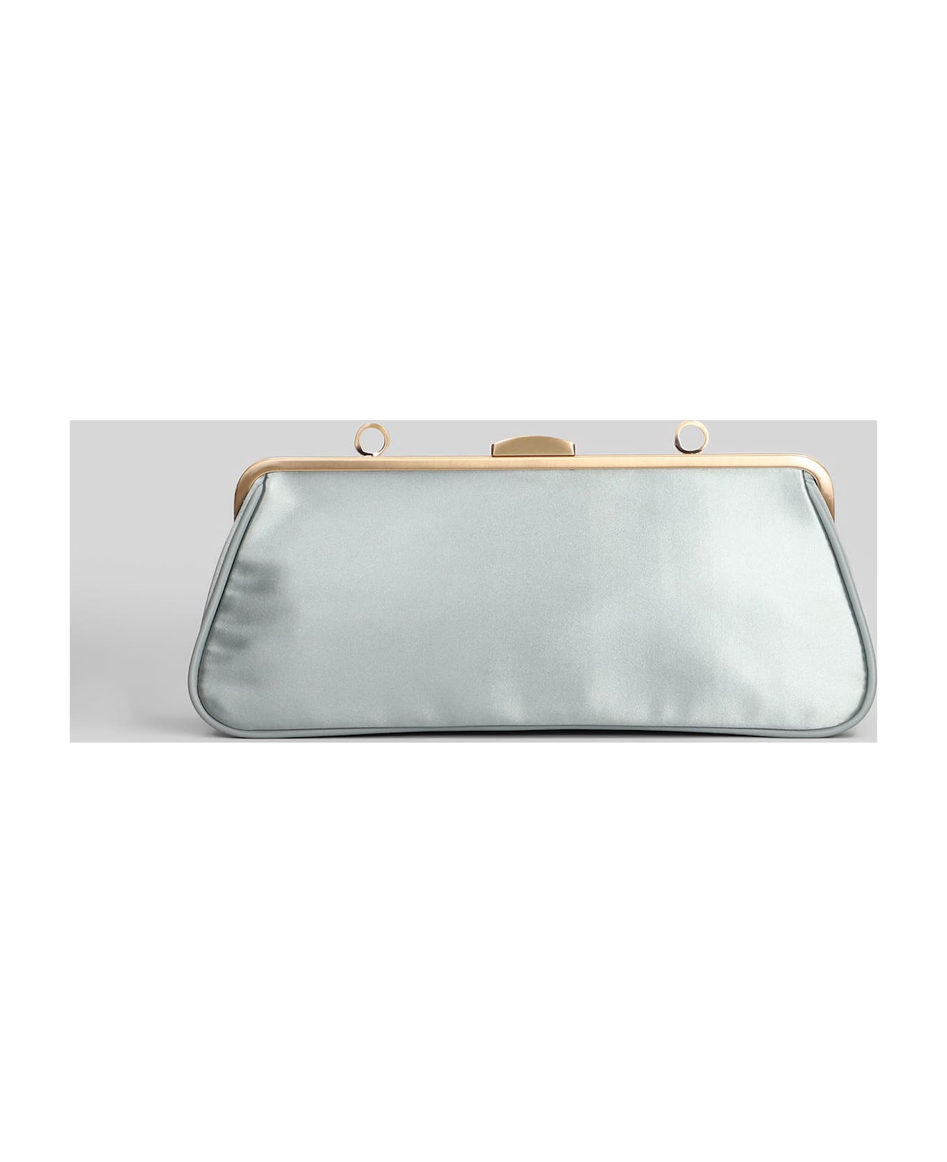 Cult Gaia Matilde Shoulder Bag In Cyan Satin - cyan