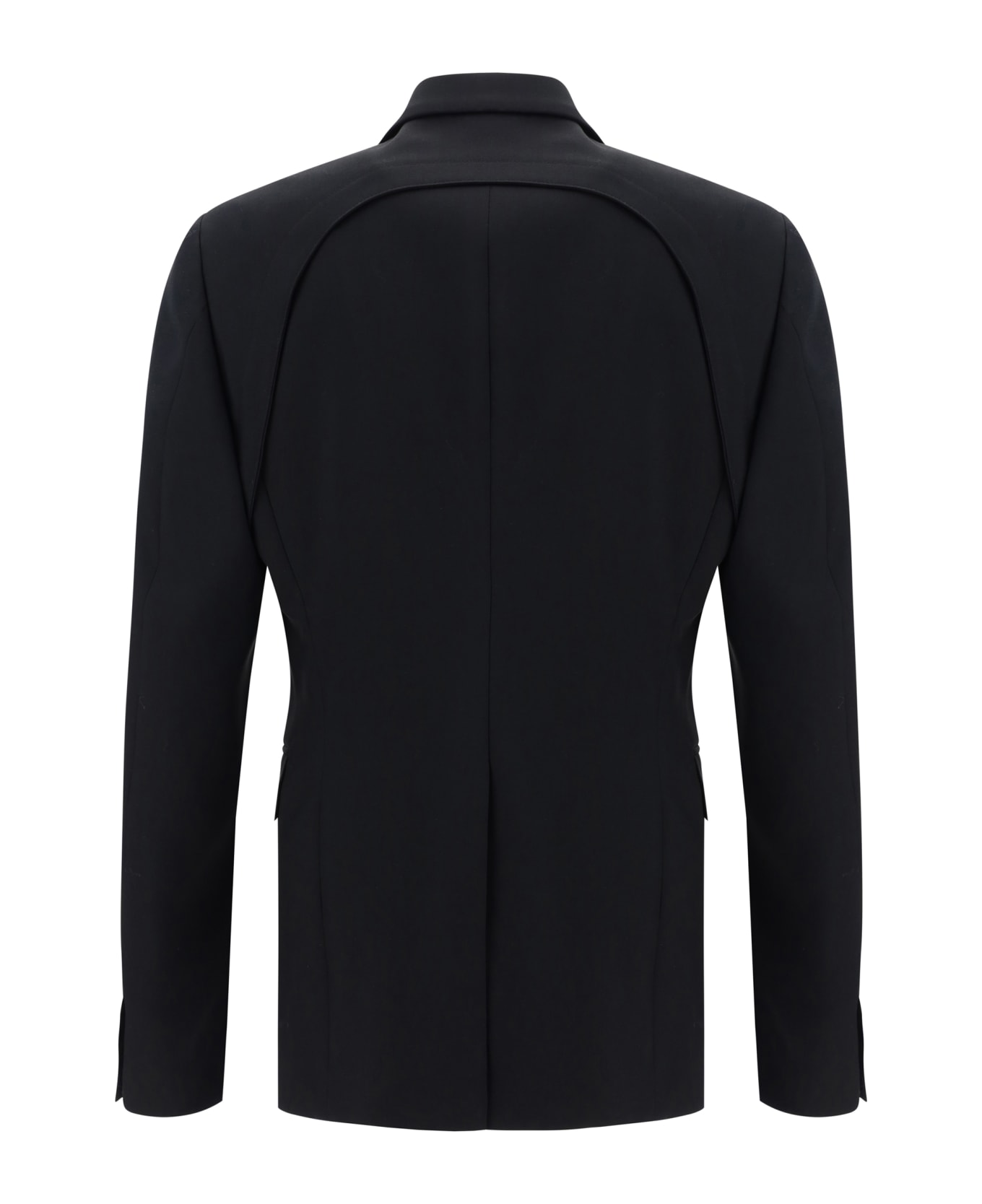 Alexander McQueen Wool Gabardine Harness Jacket - Black
