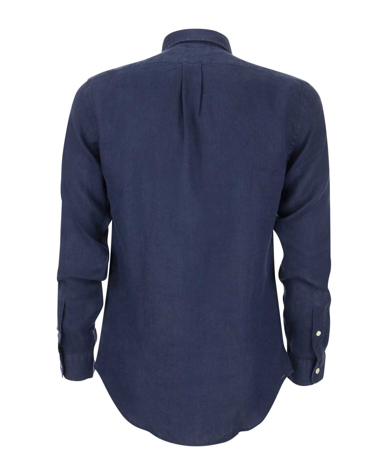 Polo Ralph Lauren Logo Embroidery Shirt - Navy Blue