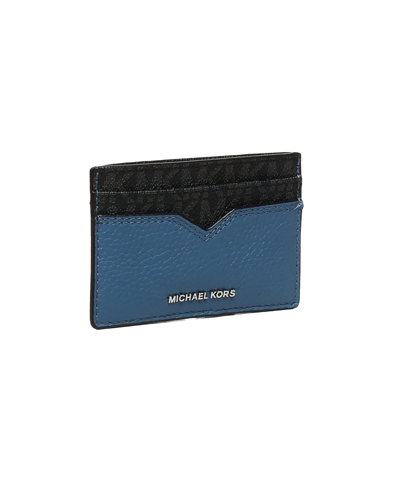 MICHAEL Michael Kors Hudson Card Holder With Logo - IMPERIAL BLUE
