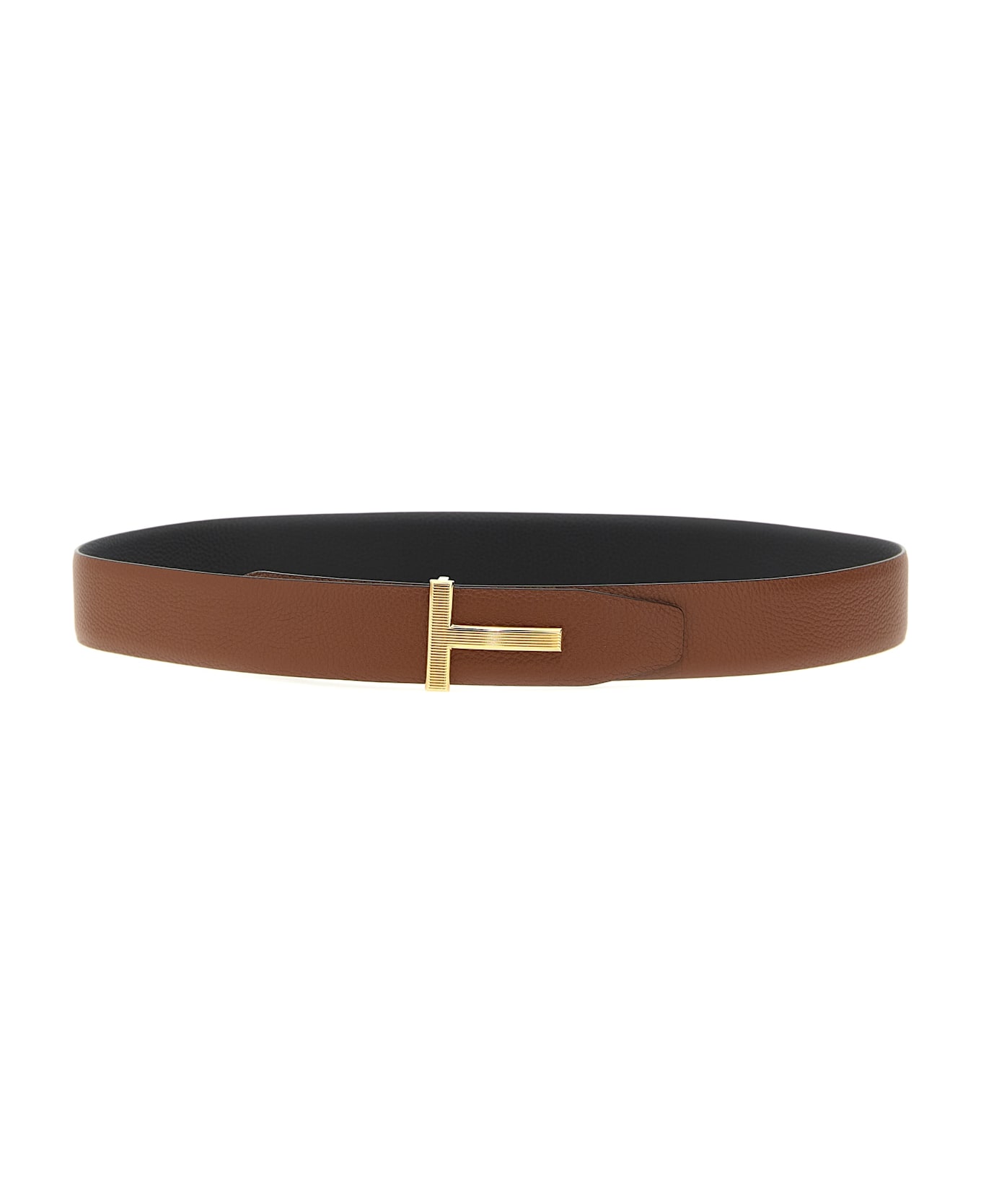 Tom Ford Logo Buckle Reversible Belt - Multicolor