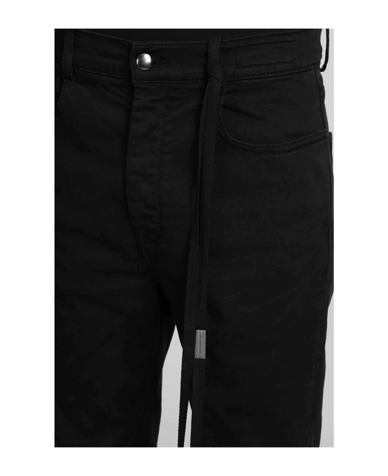 Ann Demeulemeester Jeans In Black Cotton - black