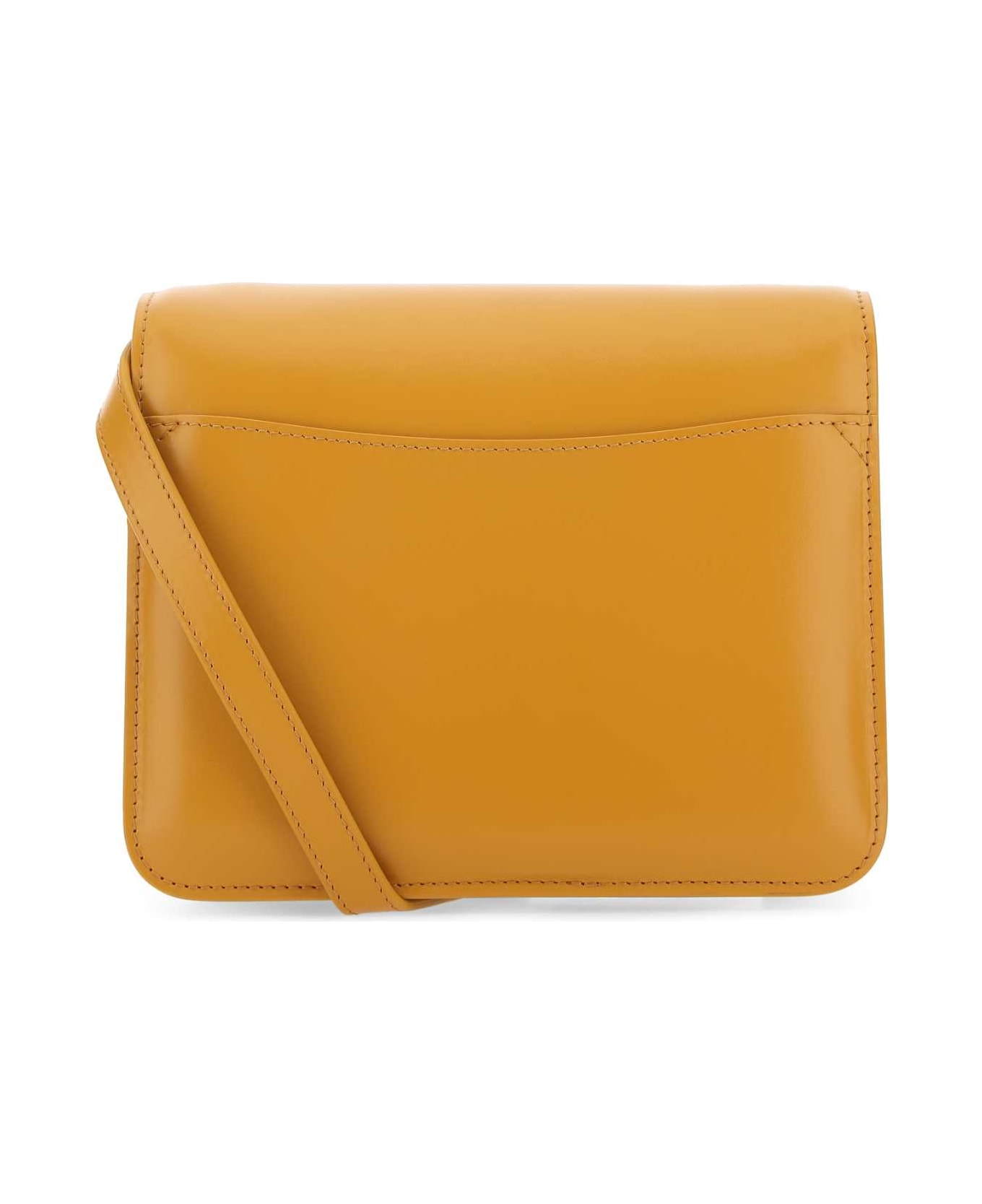Chloé Mustard Leather Kattie Clutch - 216
