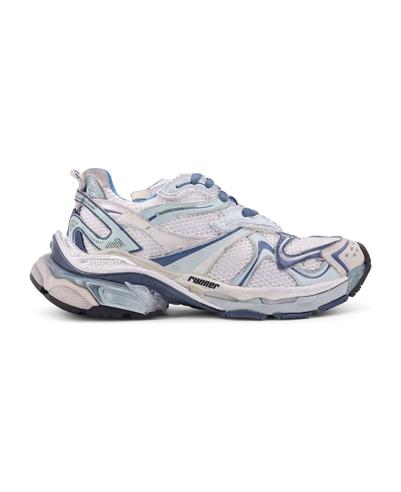 Balenciaga Runner 2 Mesh Sneakers - WHBLUMIXBEIGE