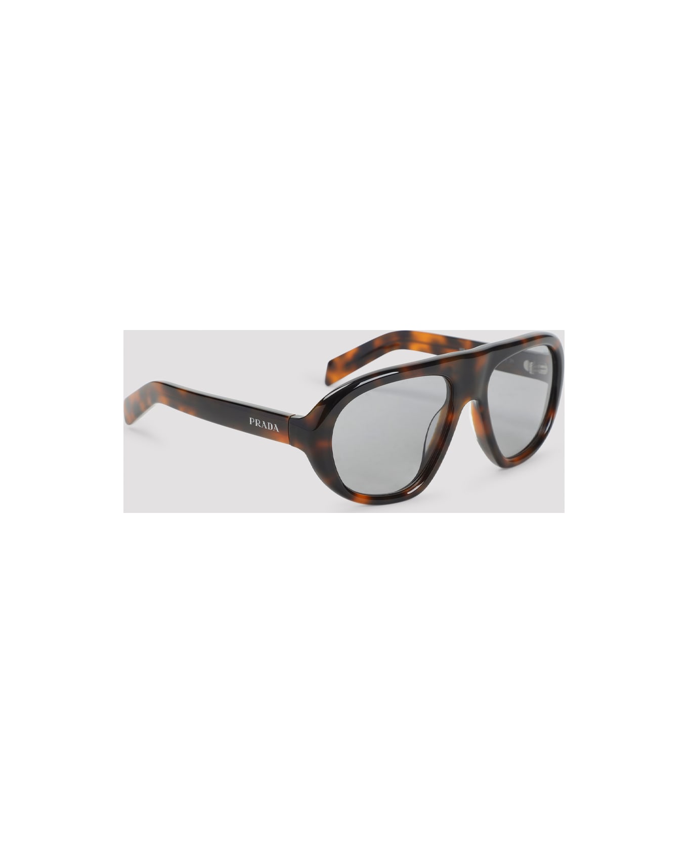 Prada Eyewear Logo Sunglasses - Q Juniper Tortoise