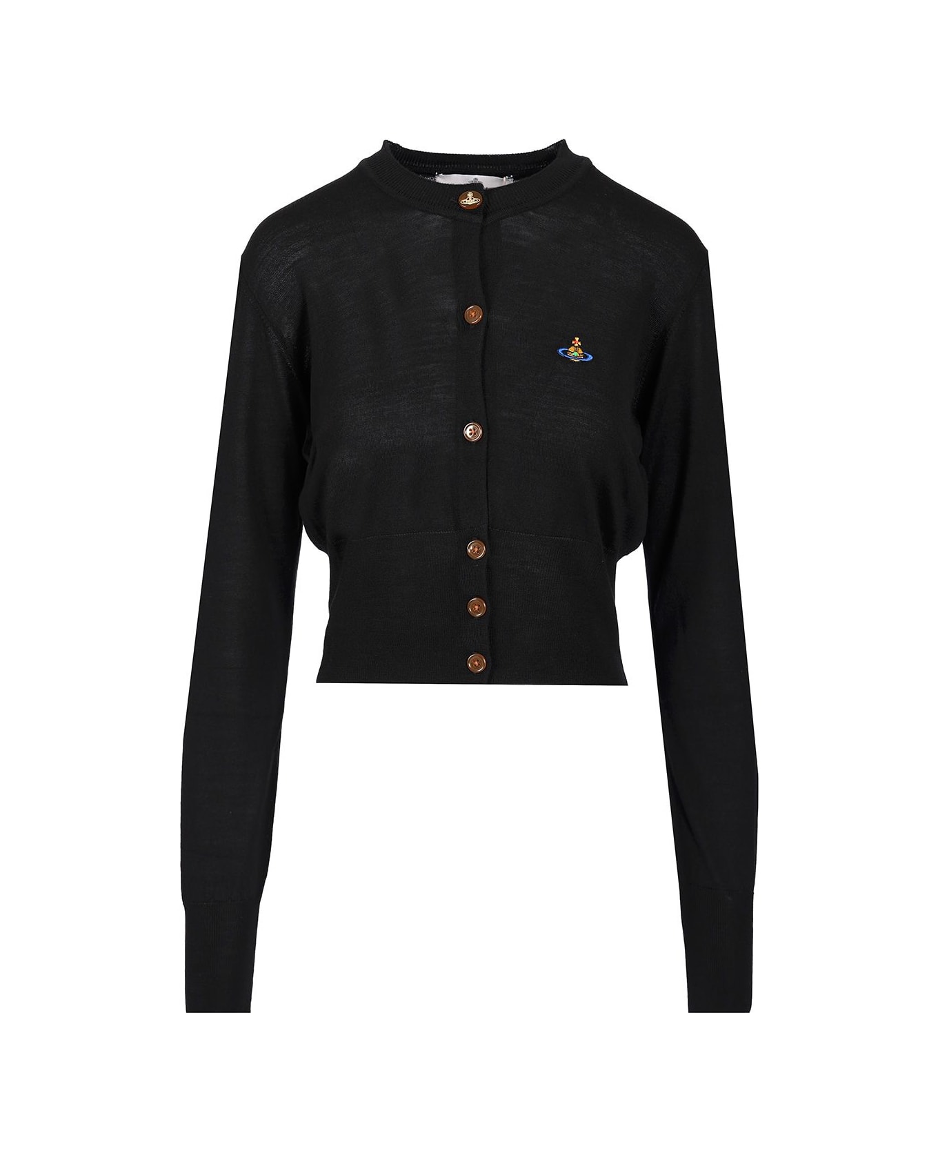 Vivienne Westwood 
bea Cropped
 Cardigan - BLACK