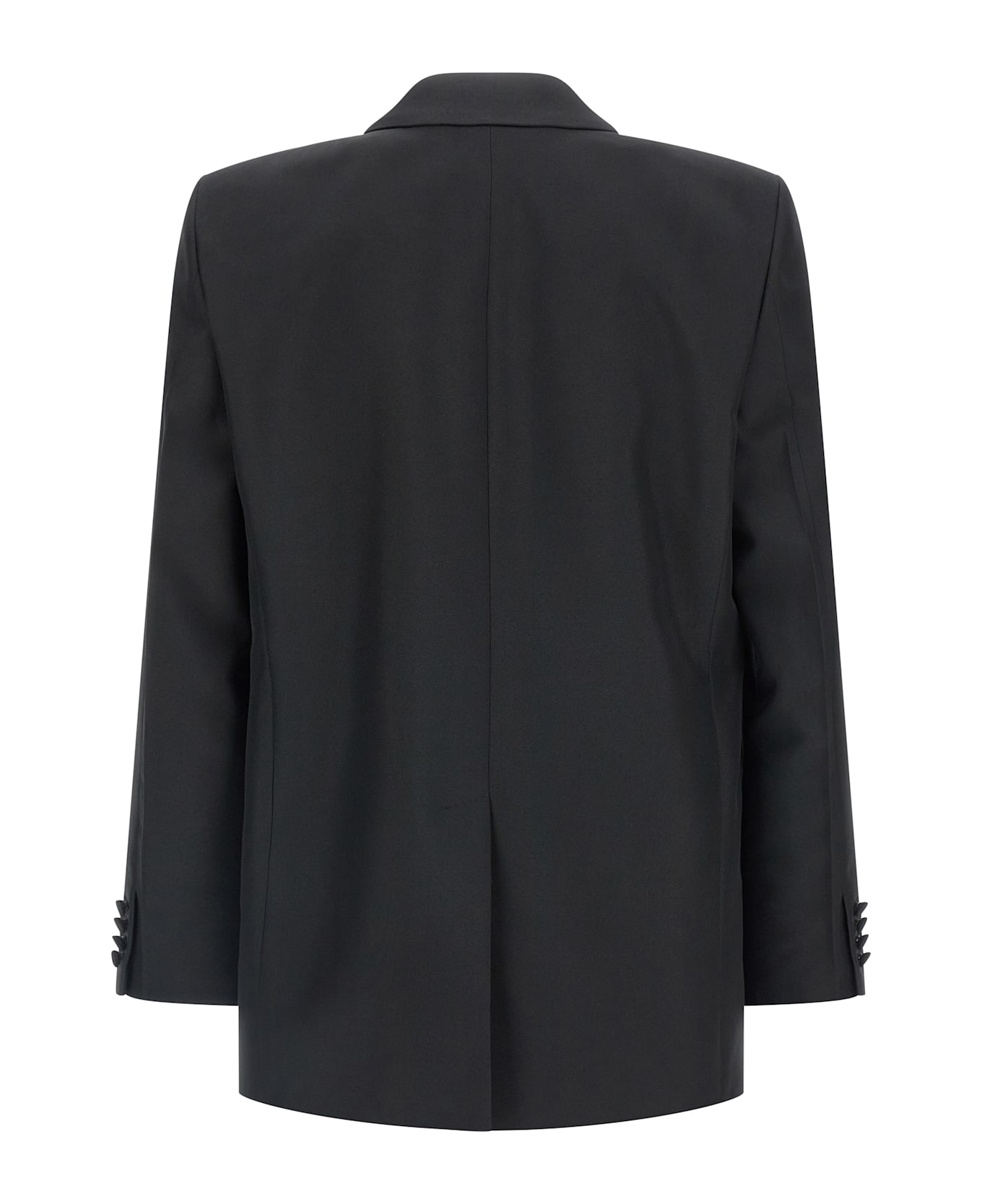 Gucci Double-breasted Technical Panama Blazer - Black  