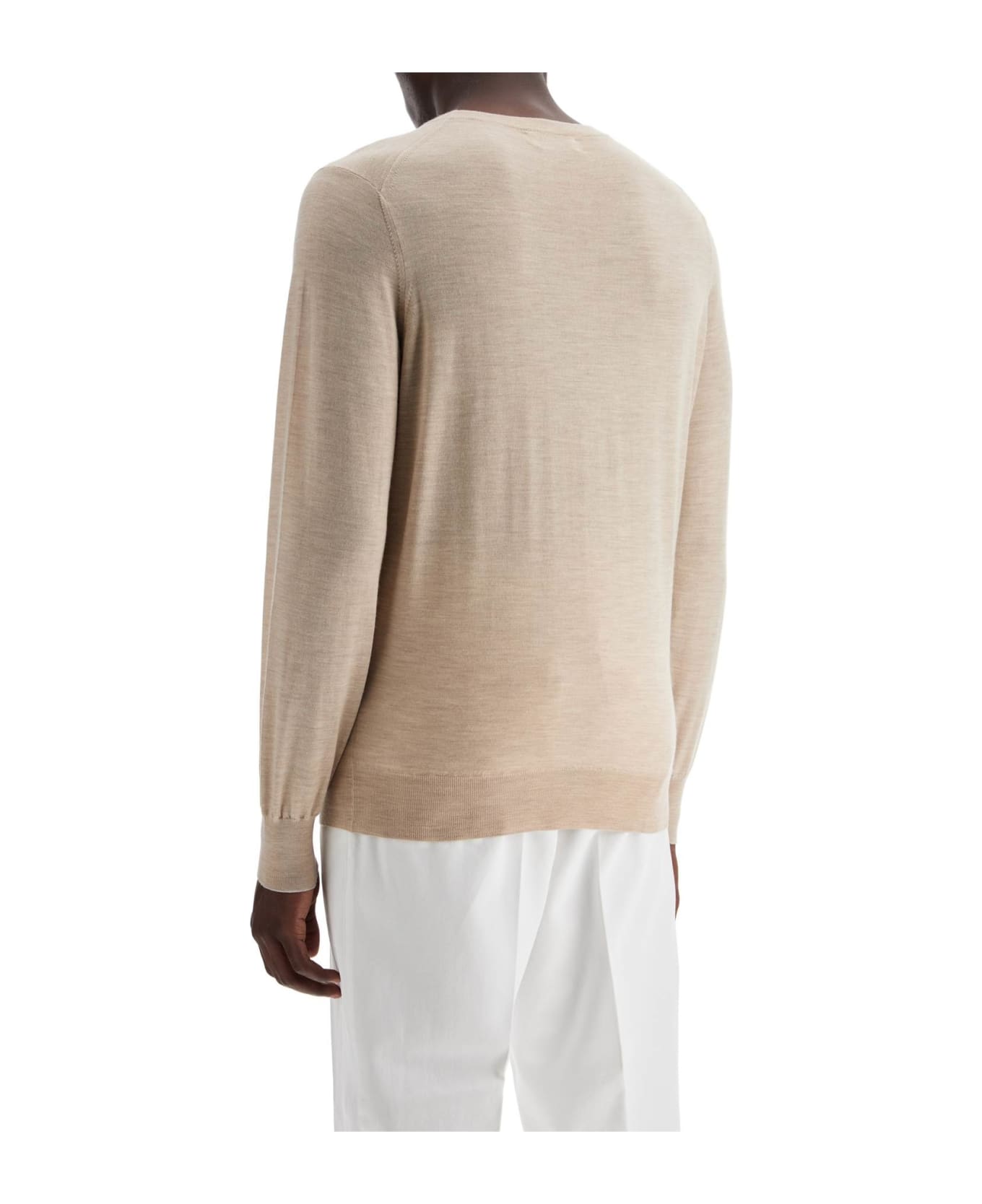 Brunello Cucinelli Fine Wool-cashmere Sweater - CAMEL CHIARO+CIOTTOLO