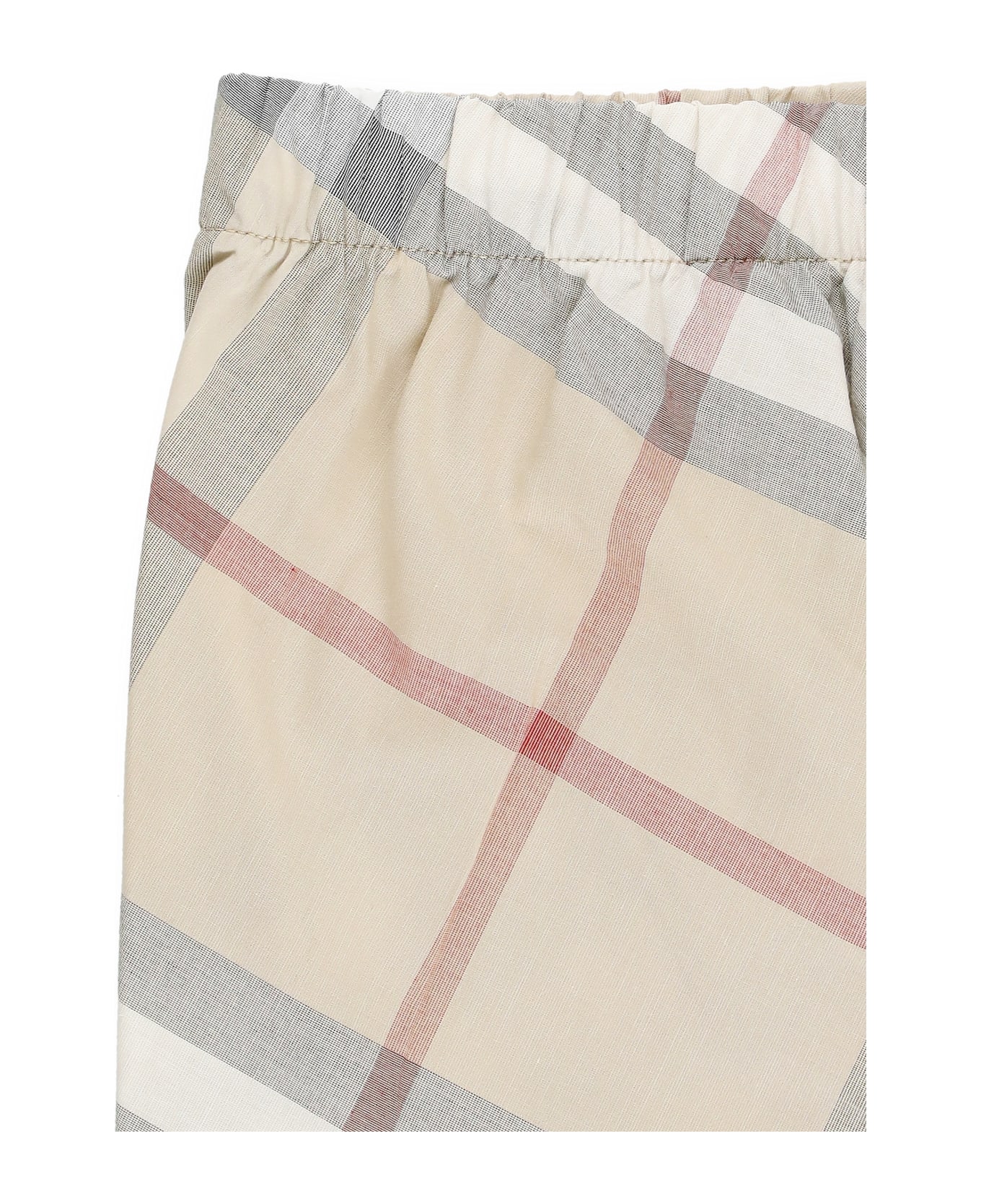 Burberry Check Two-piece Jumpsuit - Beige