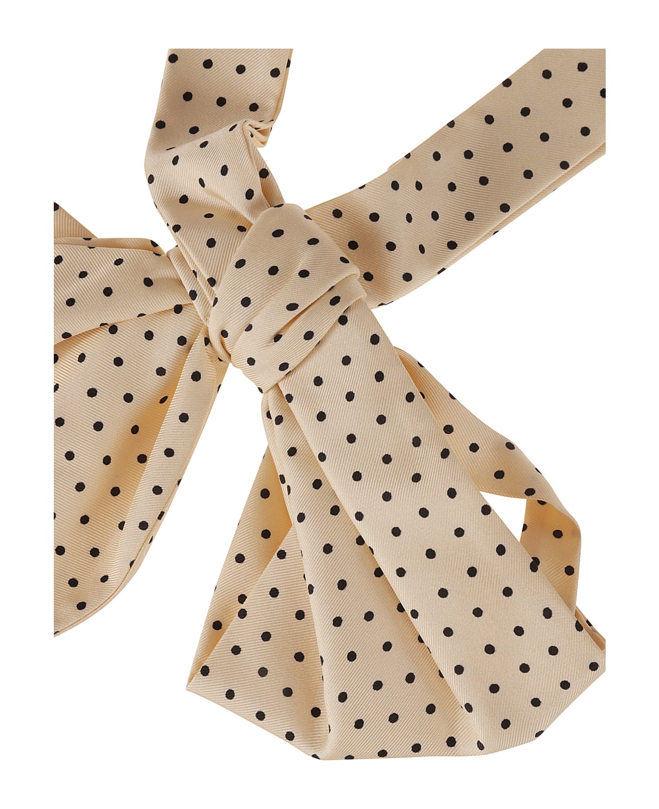 Etro Dotted Print Bow - Beige