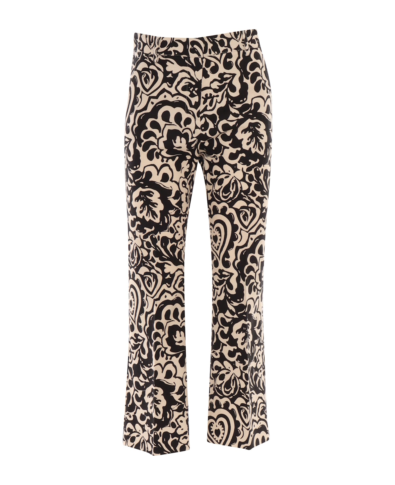Weekend Max Mara Cadmio Long Trouser - Nero E Nude