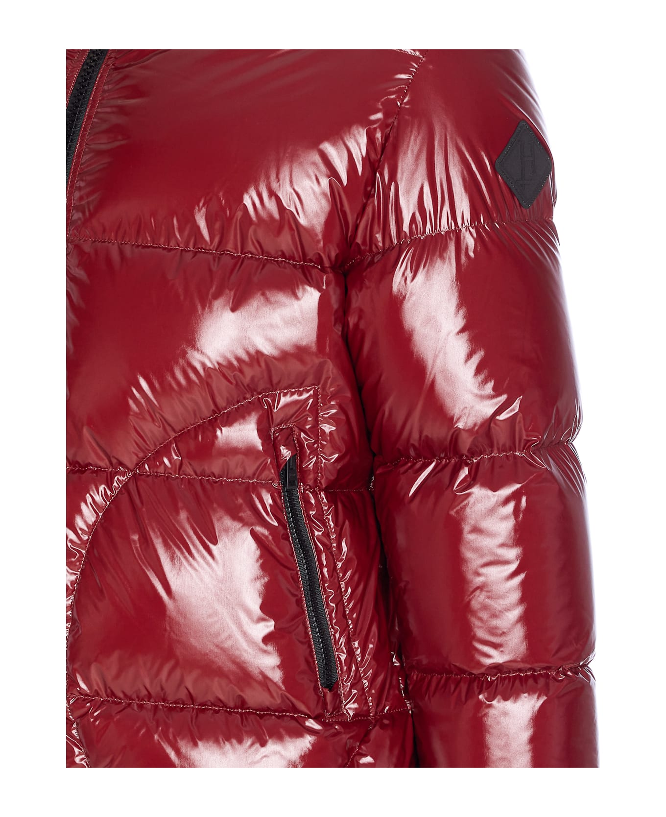 Herno Gloss Bomber - Red
